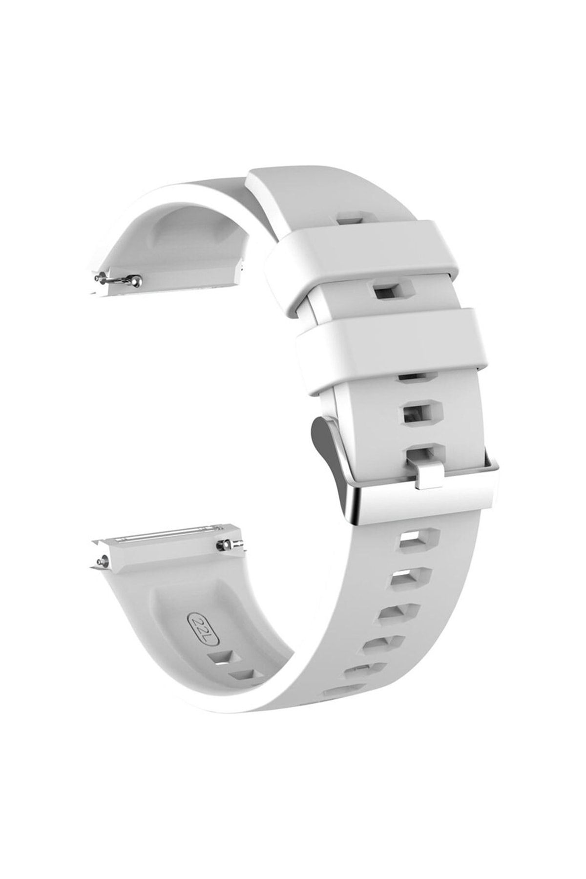 Microsonic Huawei Watch Gt2 Pro Kordon, Silicone Rapidbands Beyaz