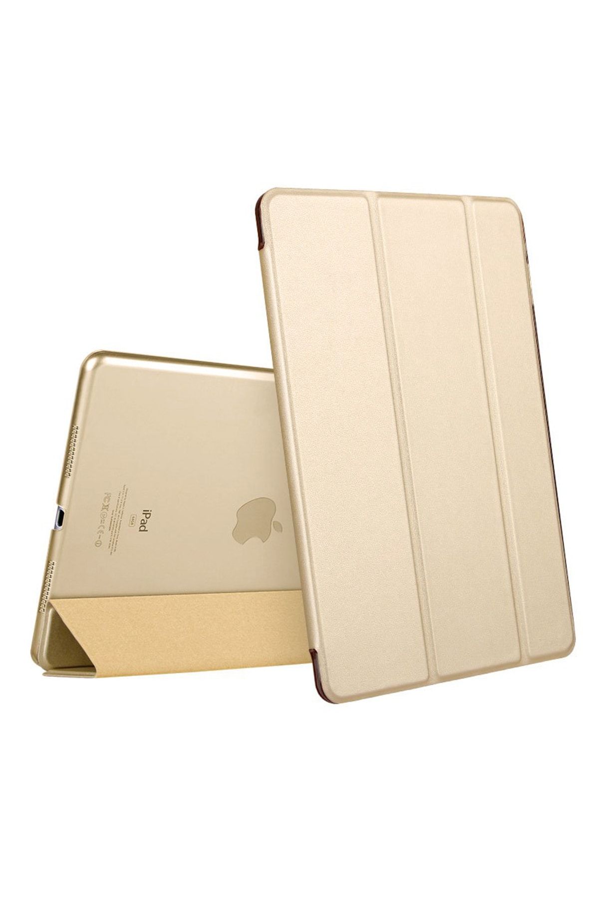Microsonic Apple Ipad 10.2'' 8. Nesil (a2270-a2428-a2429-a2430) Smart Case Ve Arka Kılıf Gold