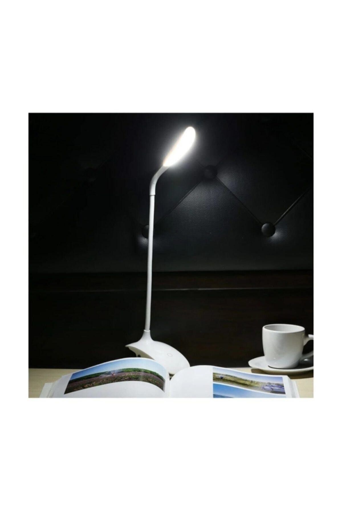 SAYWİN Akrobatik Şarjlı Led Dokunmatik Işık Kitap Okuma Ders Çalışma Masa Pc Işığı