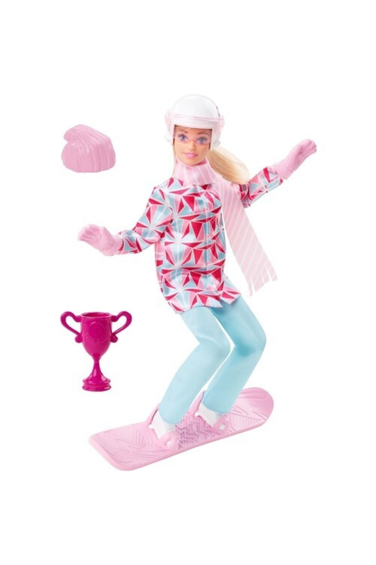 Mattel Barbie Snowboard Sporcusu Bebek Hcn32