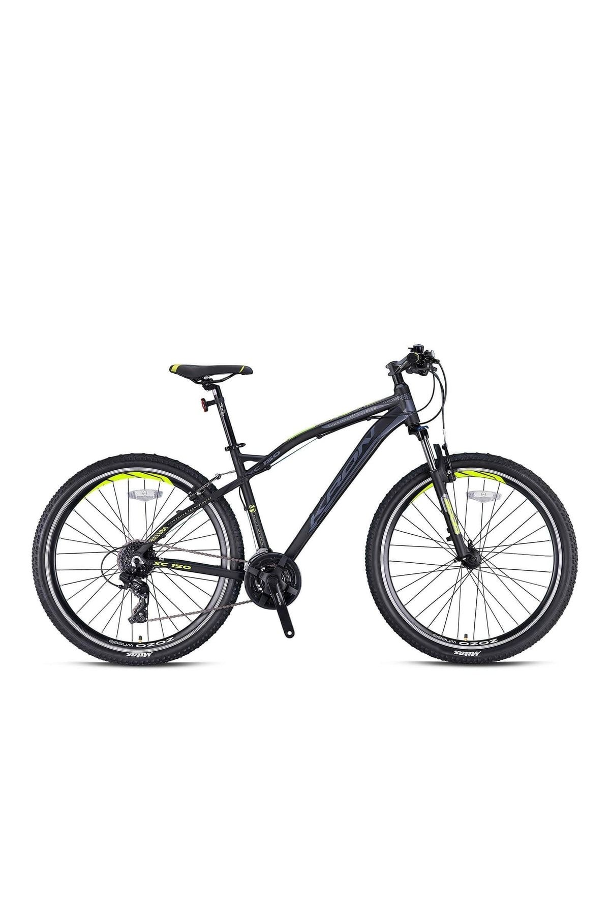 Kron Xc 150 V-fren 27.5 Jant Dağ Bisikleti Kadro 17 Inç Siyah-neon Sarı 2022