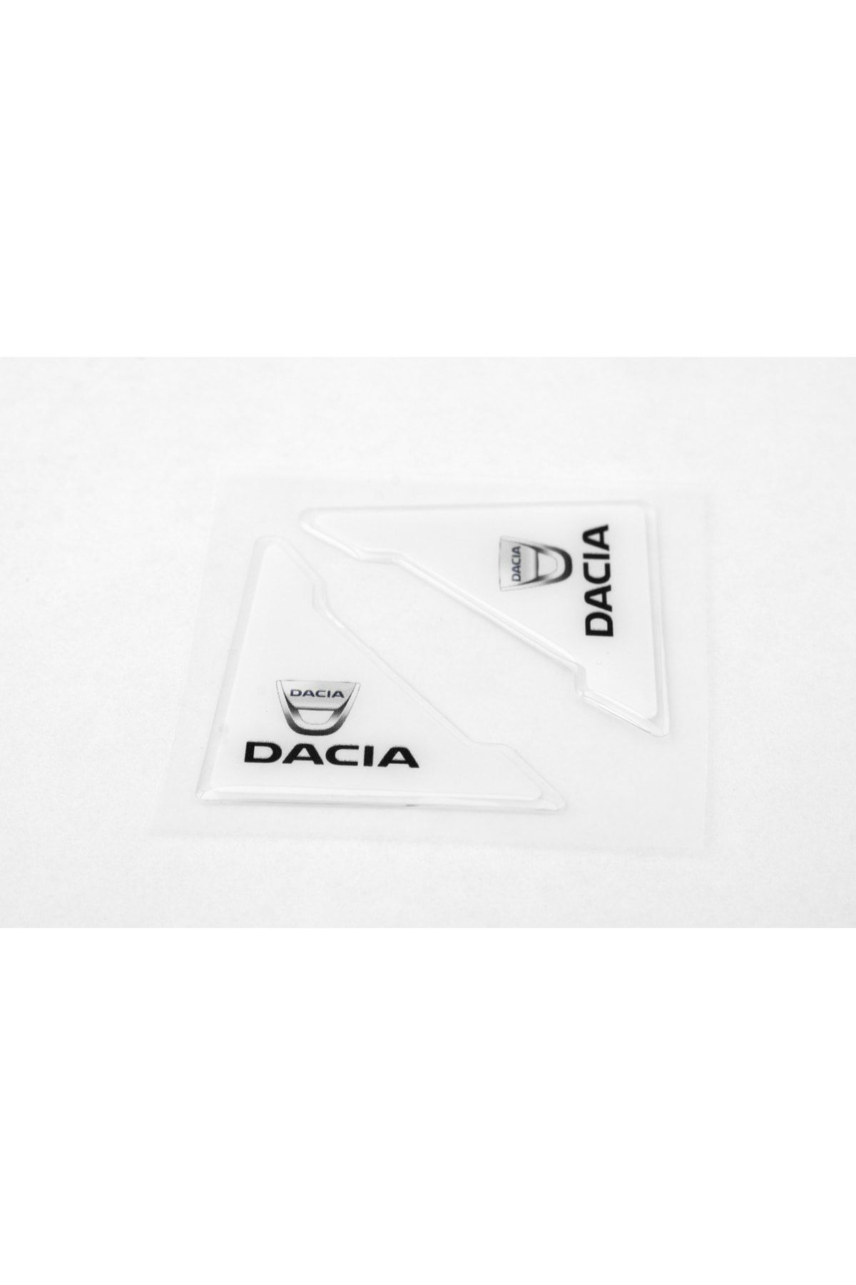 Flow Dacia Özel Logolu Uyumlu Otomobil Kapı Çizik Darbe Koruma Silikon Beyaz