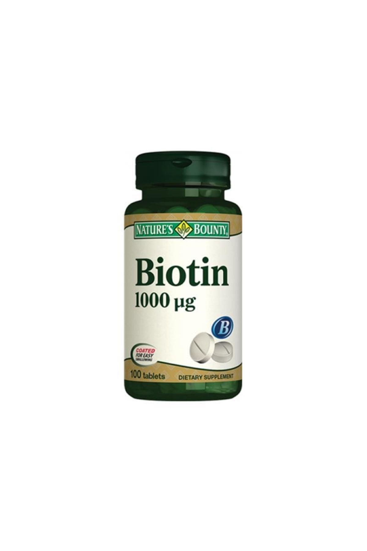 Natures Bounty Biotin 1000 Mcg 100 Tablet