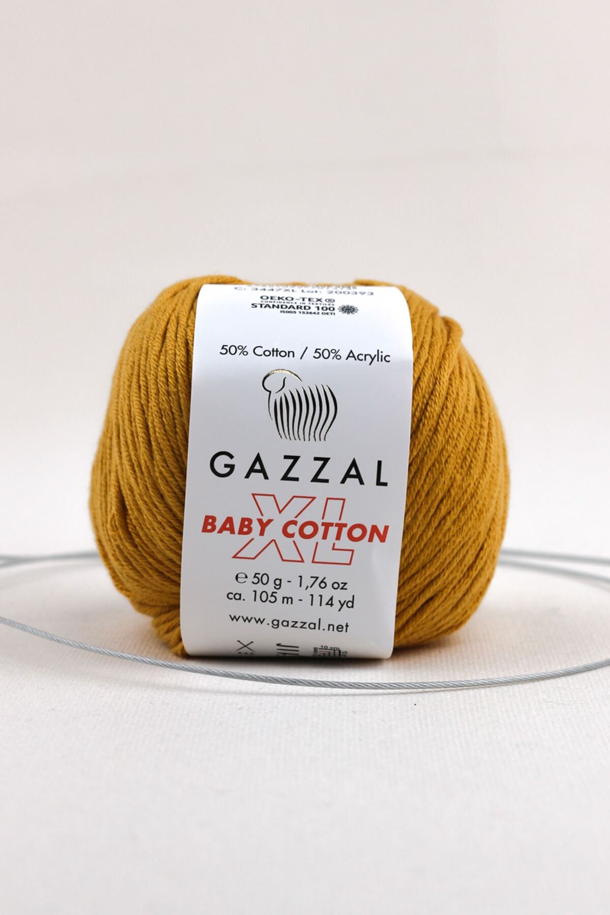 Gazzal Baby Cotton Xl 50 gr Amigurimi Punch El Örgü İpliği Taka Yarn (3447 Xl)