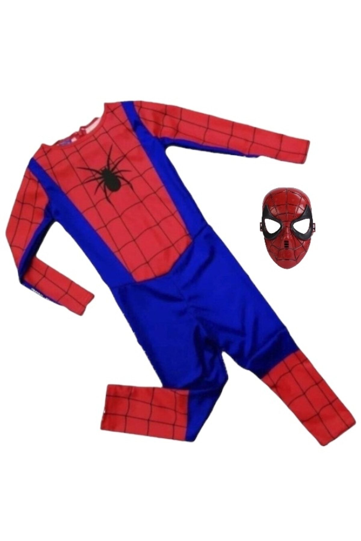 fabrikoloji Spiderman Kostümü Çocuk Örümcek Adam Kaslı Kıyafet