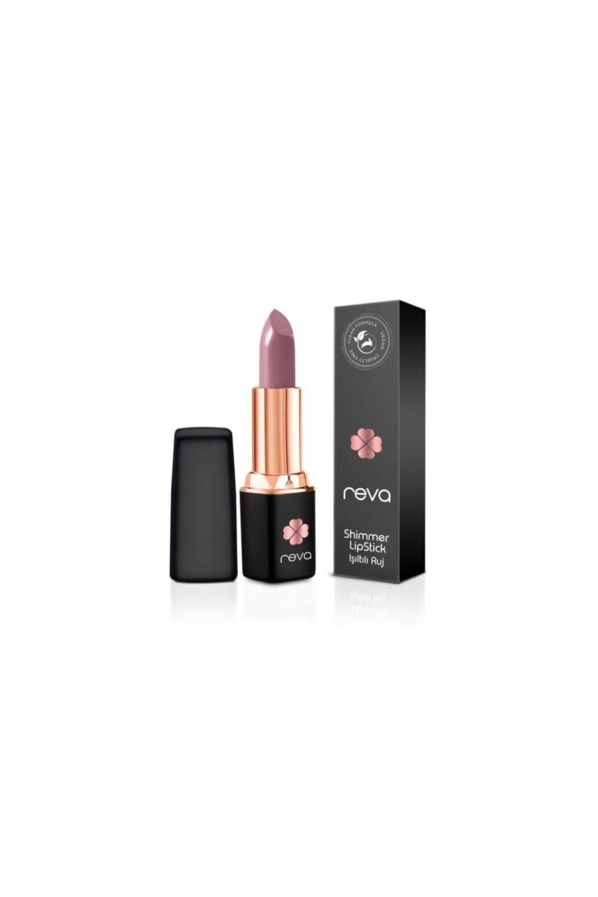 REVA Işıltı Ruj - Shimmer Lipstick Lilas - No: 906 - Vegan  Temiz Içerik