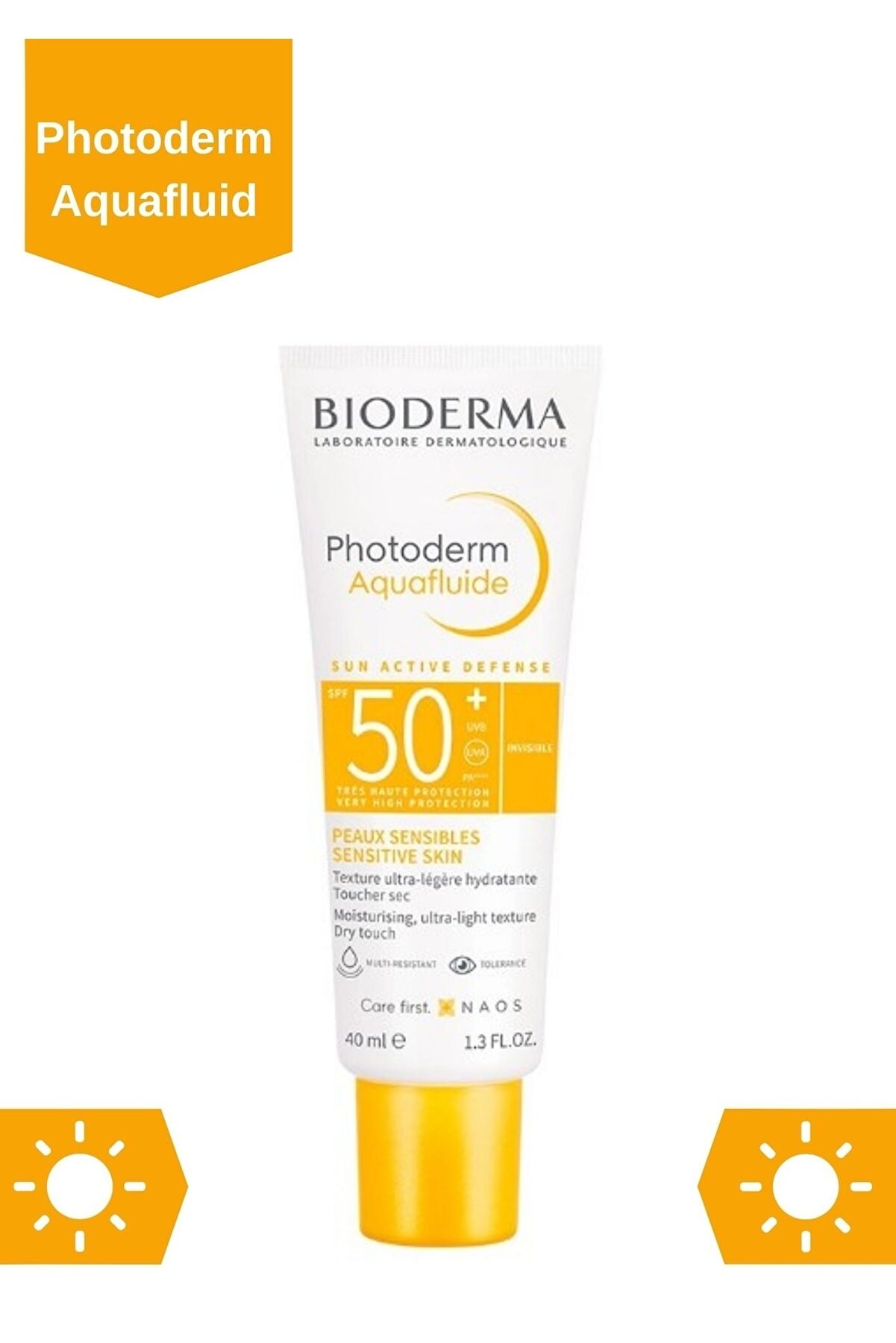 Bioderma Photoderm Aquafluid Spf50+ Dry Touch 40 Ml