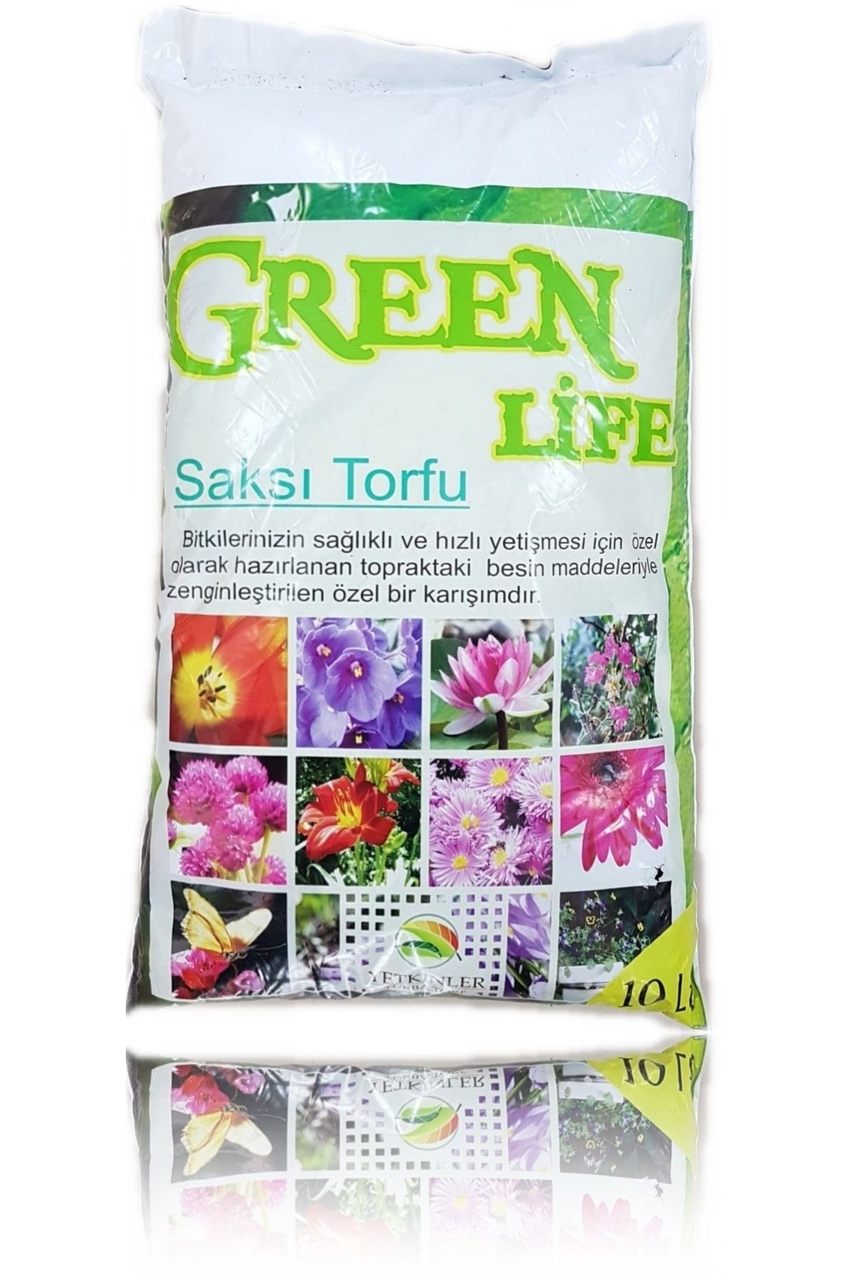 Green Life Harika Bitki, Fideleme, Toprağı Çiçek Toprağı Torf Humus Katkılı 10 Lt