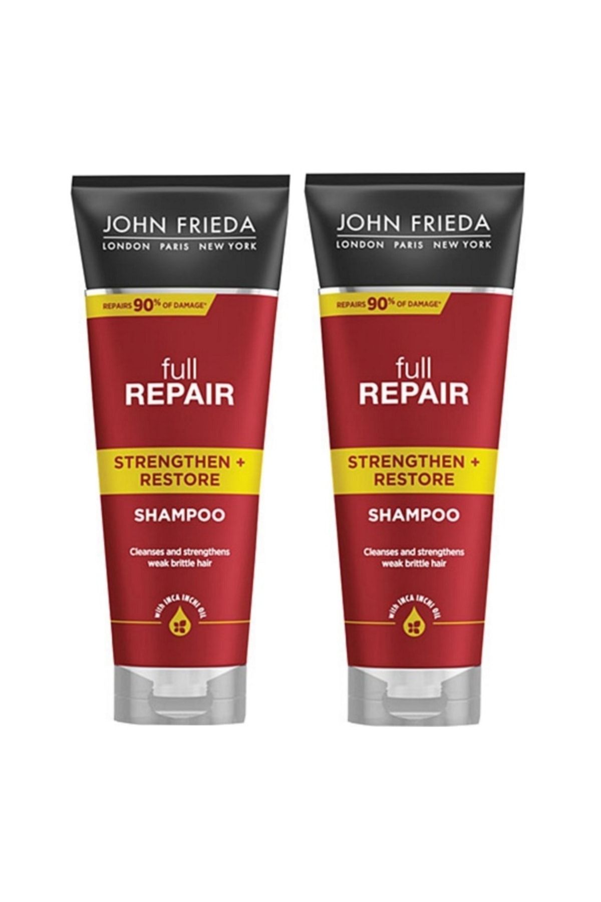John Frieda Hasas Ve Hasar Görmüş Saçlar Için Onarıcı Şampuan 2'li Set 250 Ml+250 Ml