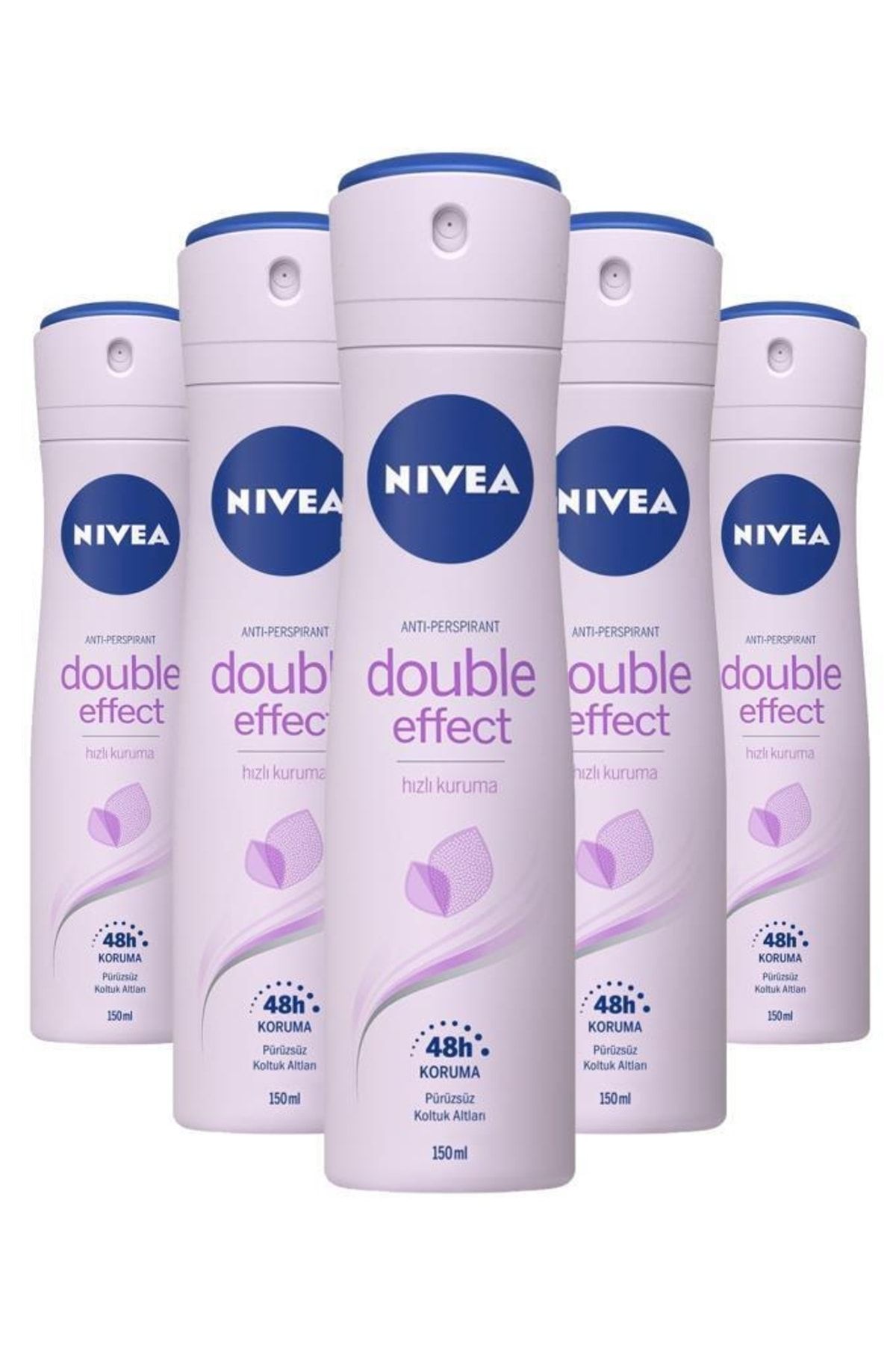 NIVEA Double Effect  Deodorant 150 ml X5