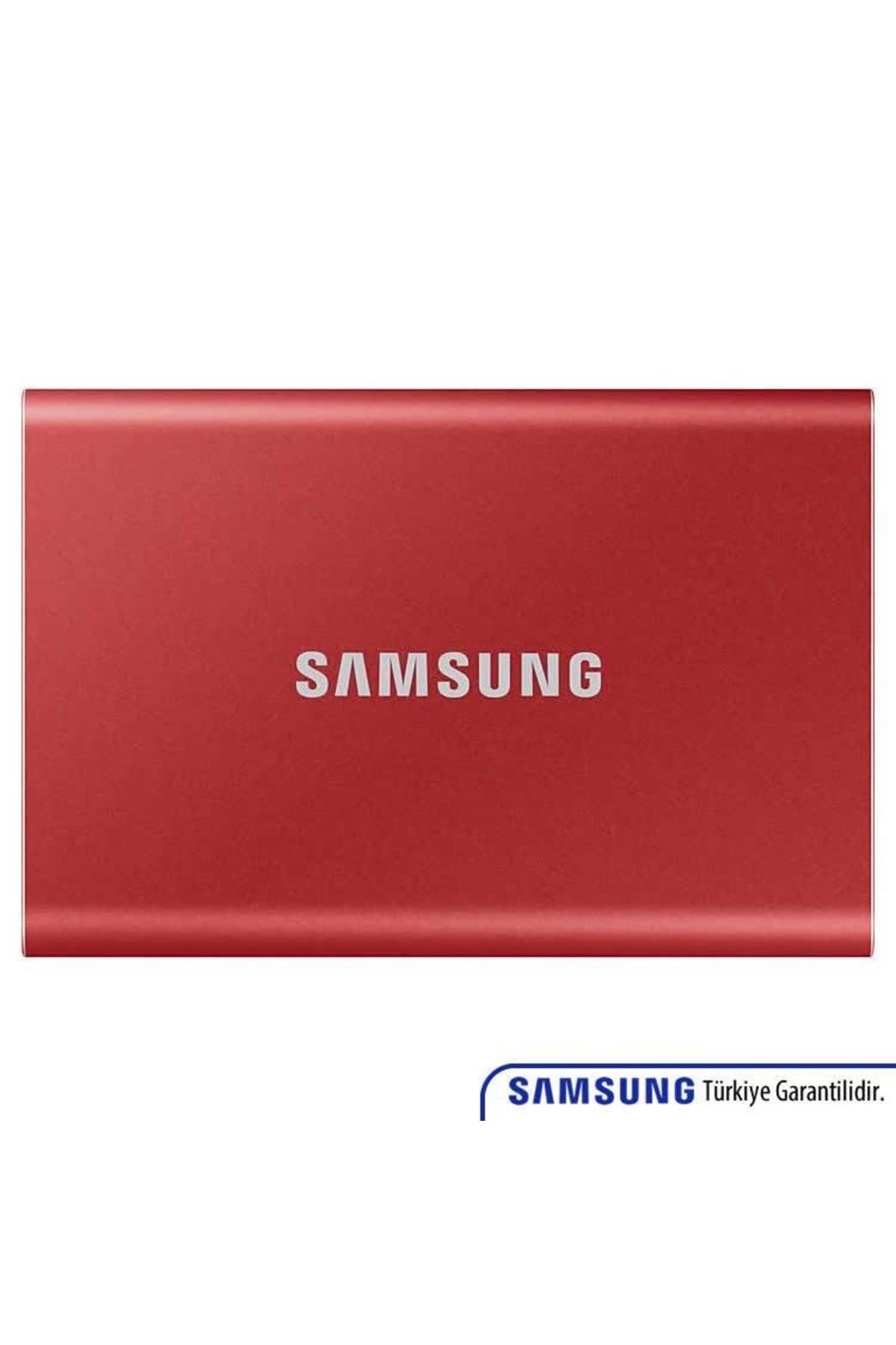 Samsung 1tb T7 Usb3.2 1050mb-1000mb-s Taşınabilir Ssd Harddisk Kırmızı Mu-pc1t0r-ww
