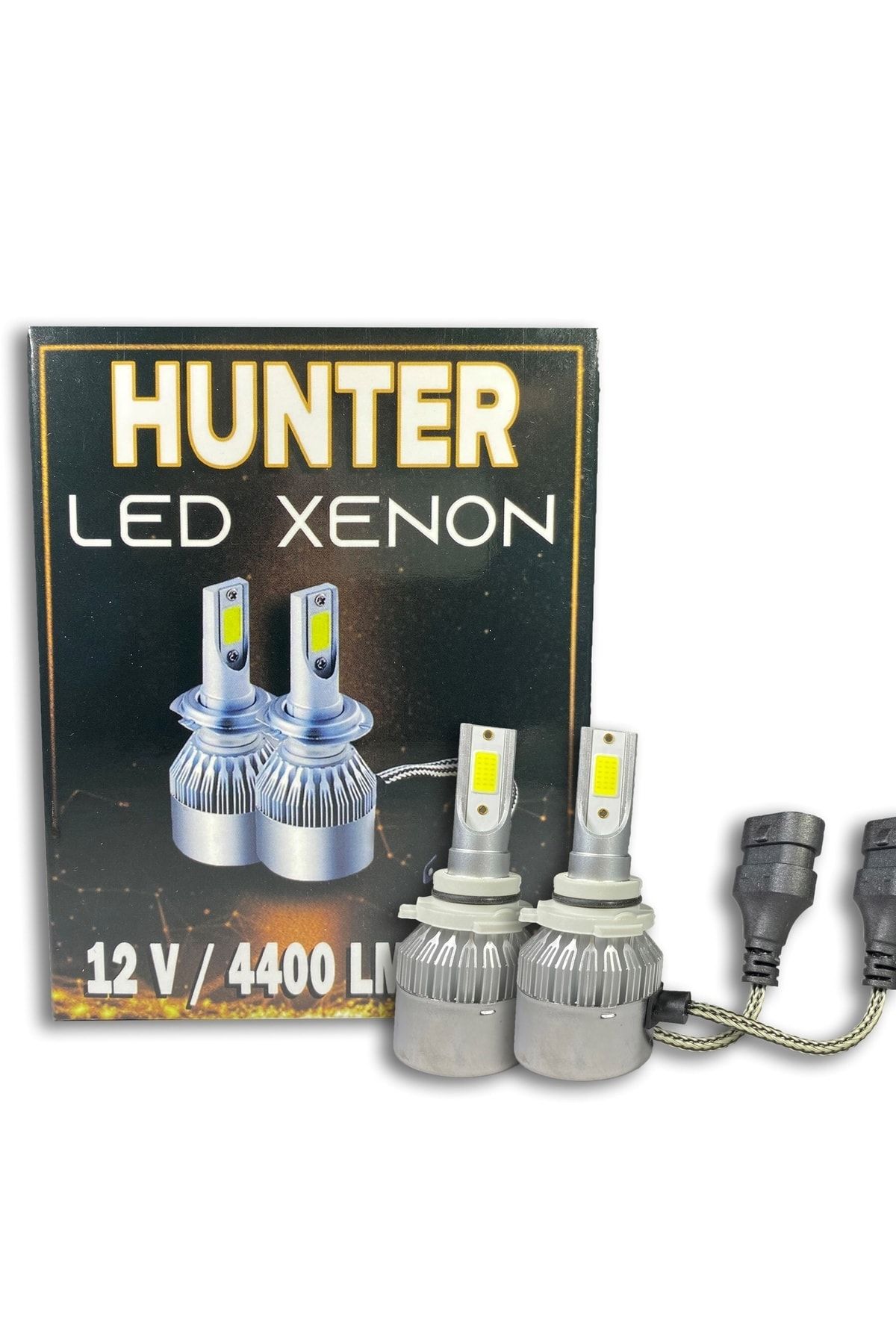 Hunter Hb4 9006 Led Xenon Far Ampul Beyaz Şimşek Etkili 6000k 4400l -