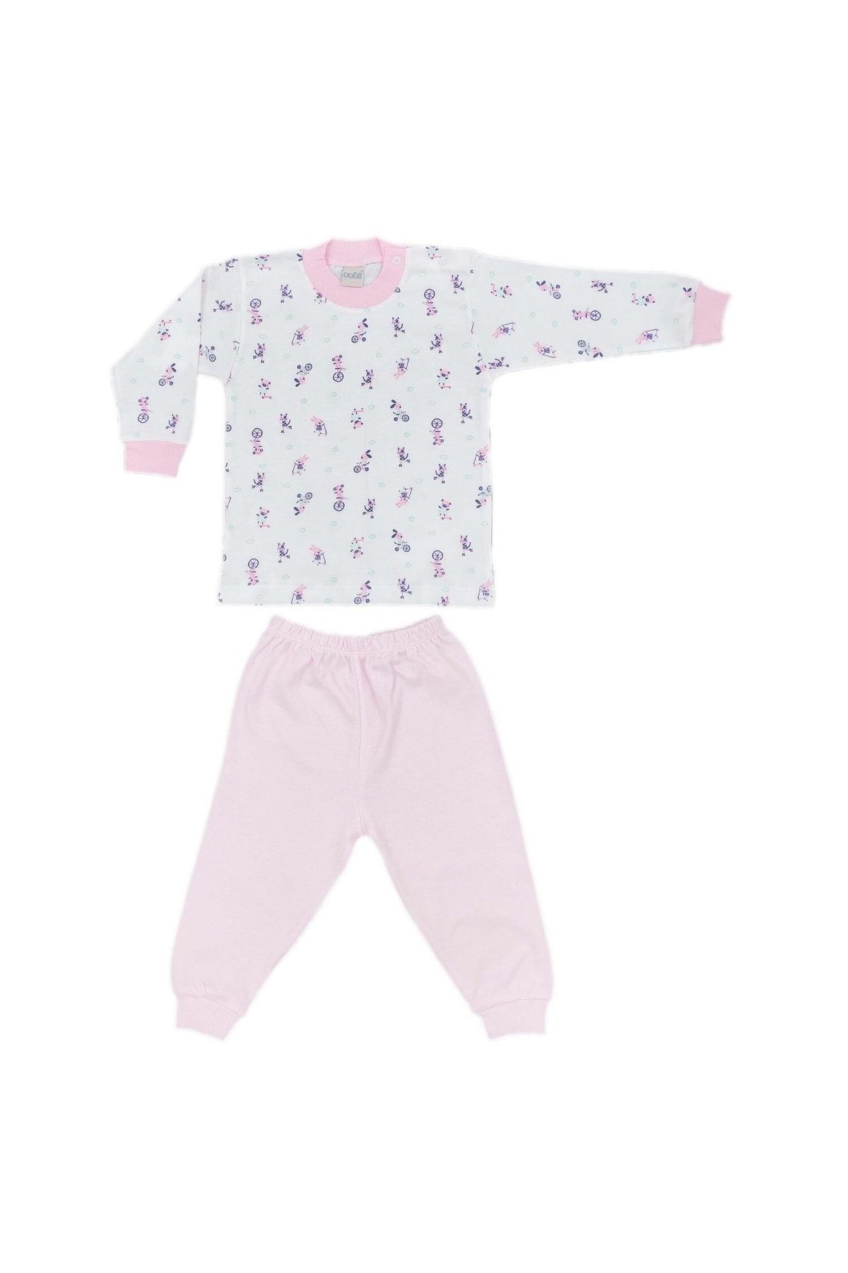Sebi Bebe Bebe Bisikletli Bebek Pijama Takımı 2218