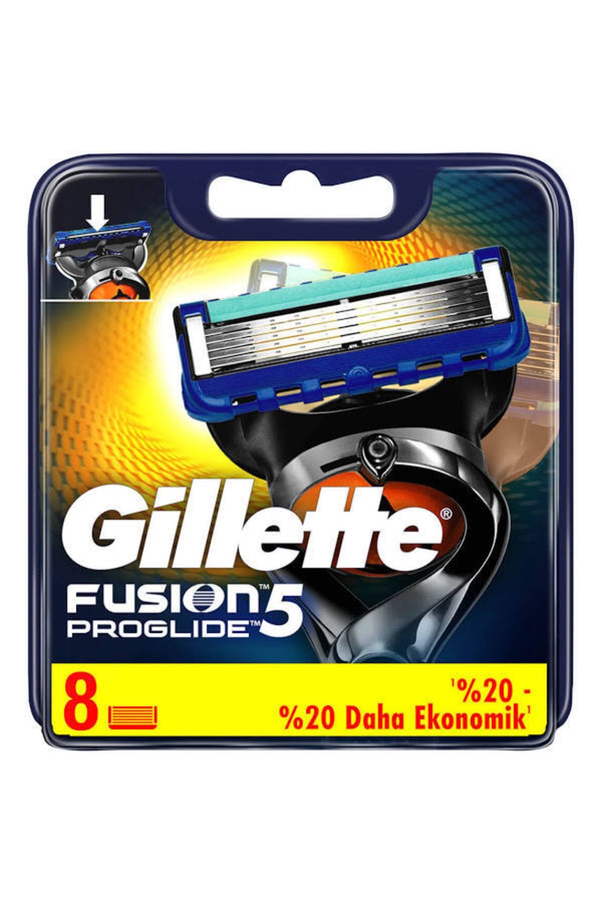 Gillette Fusion Proglide - Yedek Tıraş Bıçağı 8'Li