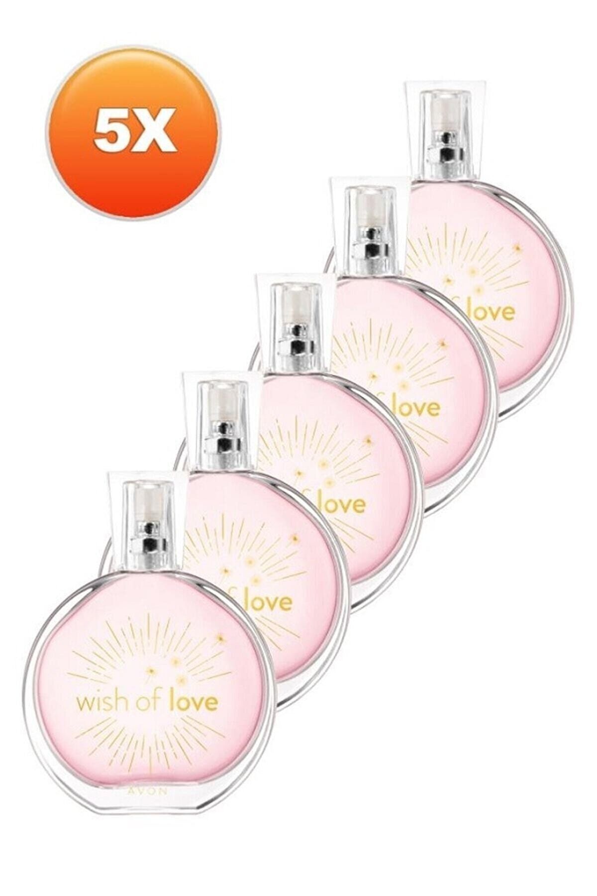 Avon Wish Of Love Kadın Parfüm Edt 50 ml 5'li Set