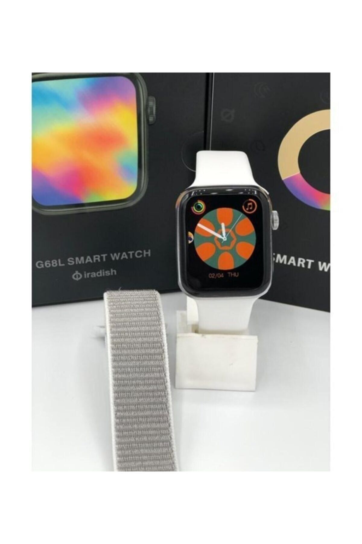 EMORES G68l Smart Watch 6s Akıllı Saat Konuşma Özellikli Türkçe Menü Yan Tuşlar Aktif Uygulama