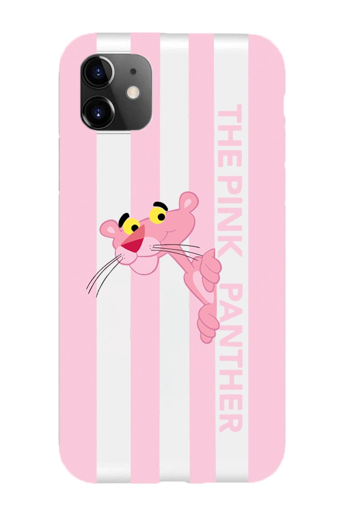 shoptocase Iphone 11 Lansman Pink Panther Desenli Telefon Kılıfı