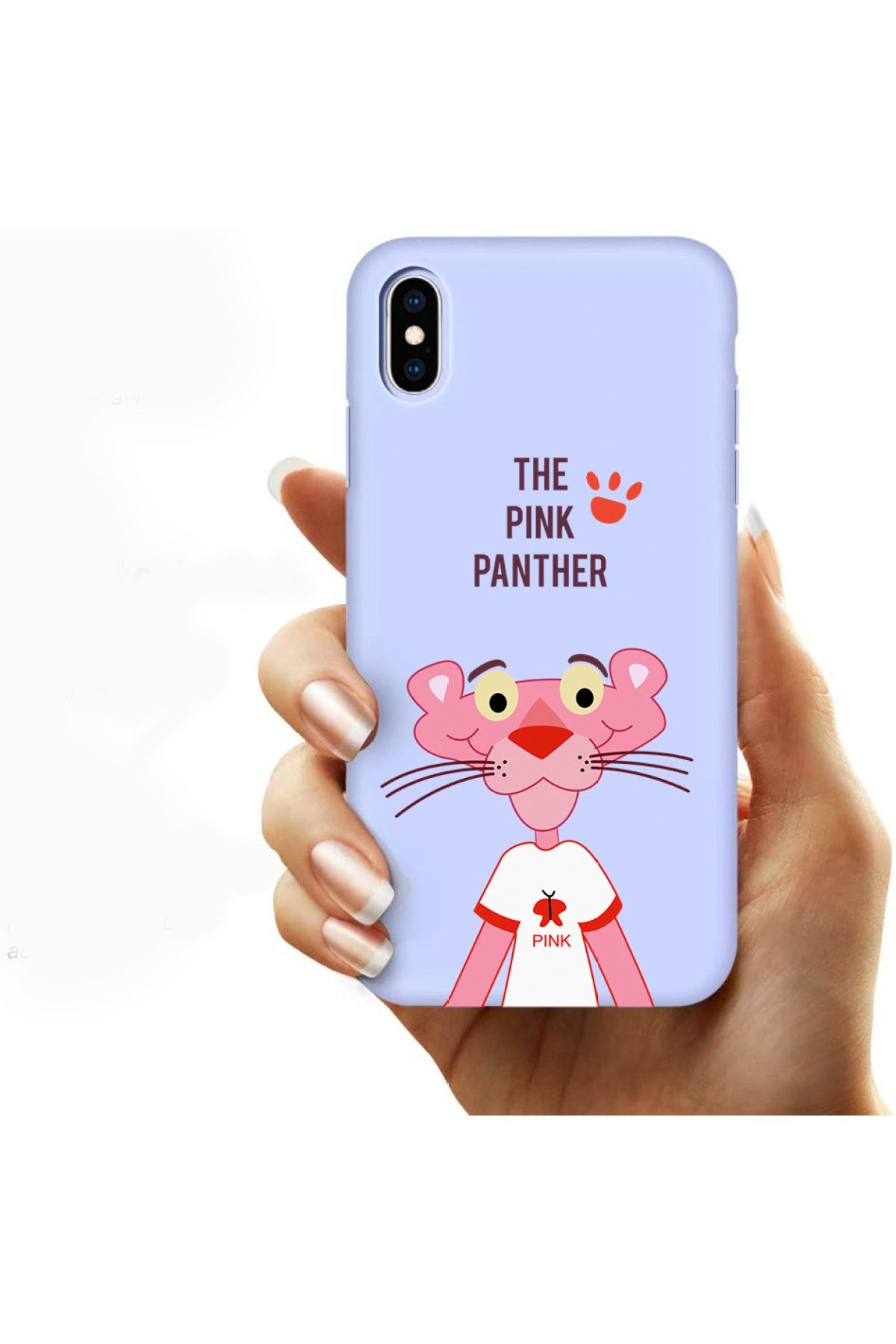 shoptocase Iphone Xs Lila Lansman The Pink Panther Telefon Kılıfı