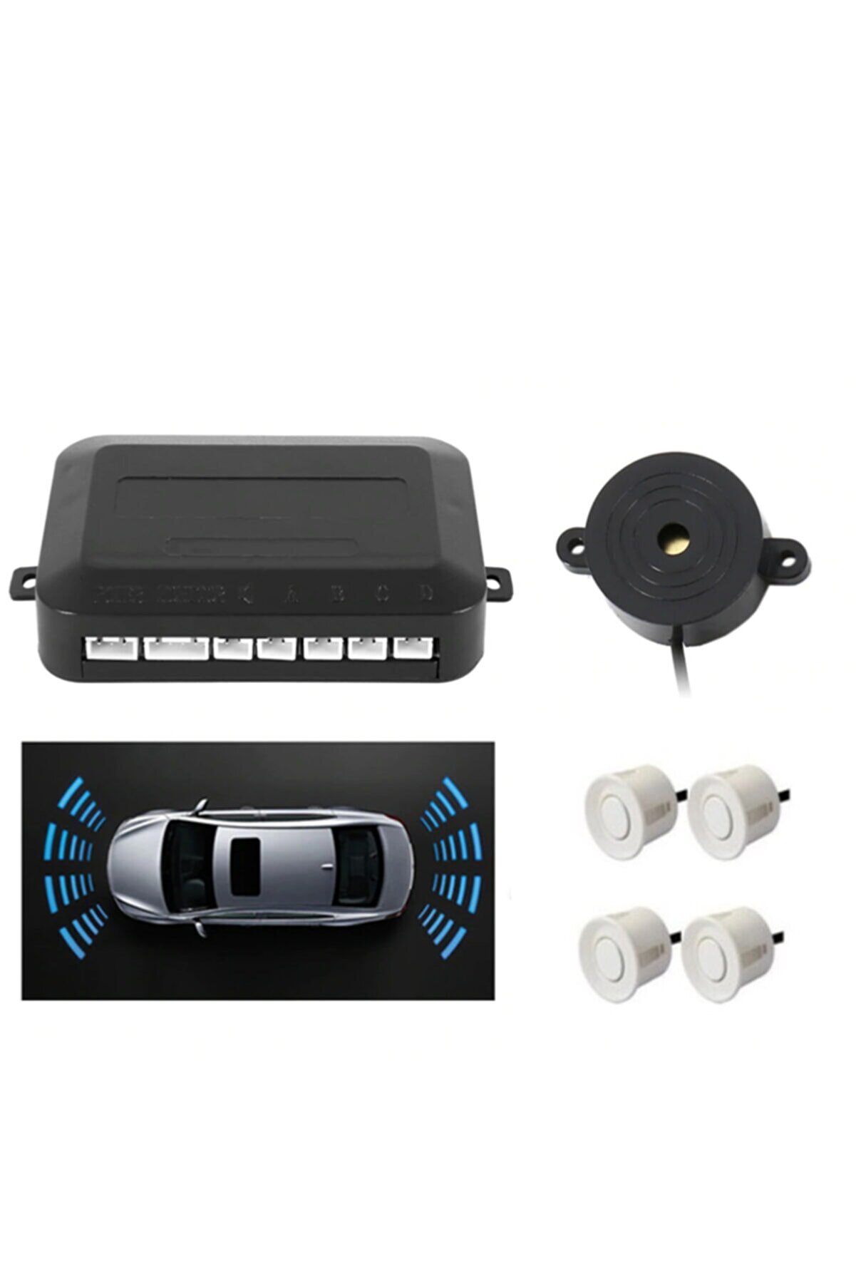 Mfk Park Sensörü Ses Ikazlı 22mm Beyaz Sensör
