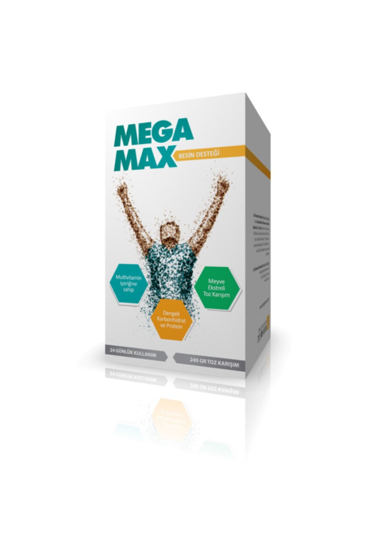 Genel Markalar Megamax Besin Desteği Toz Karışım 240gr 24 Günlük Kullanım