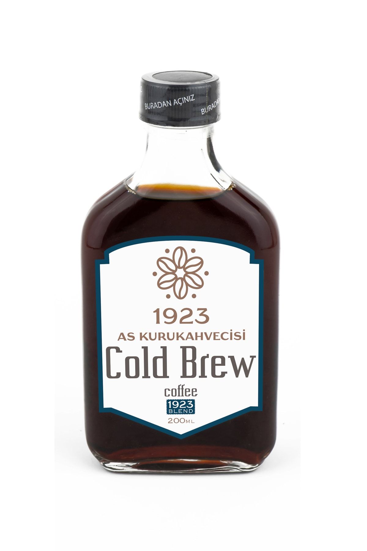 AS Kurukahvecisi 1923 Cold Brew Kahve 200 Ml. Cam Şişe