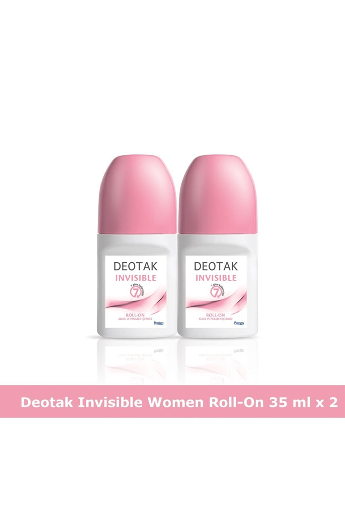 Deotak Insivible Roll-on Deodorant 35 Ml X 2
