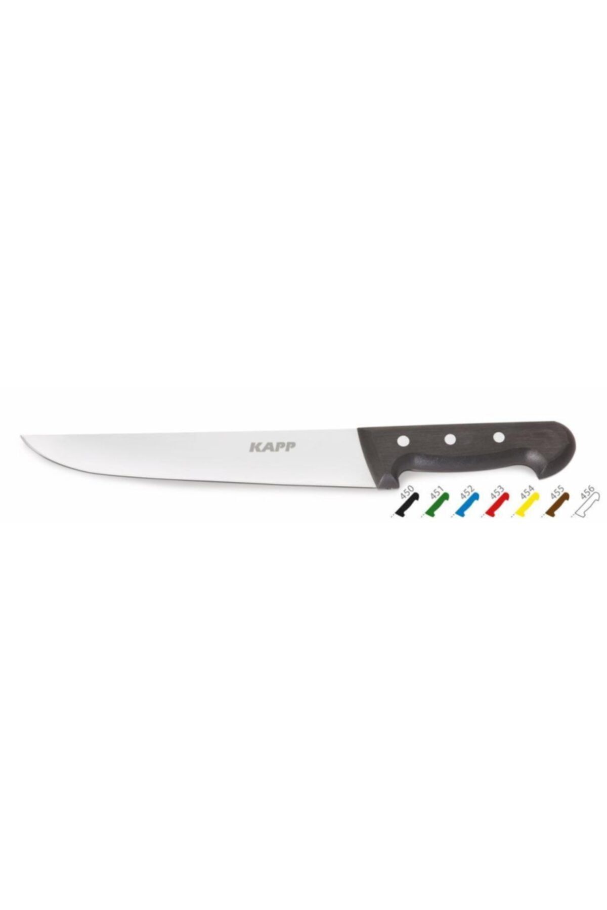 Kapp Mutfak Bıçağı - Siyah 19 Cm