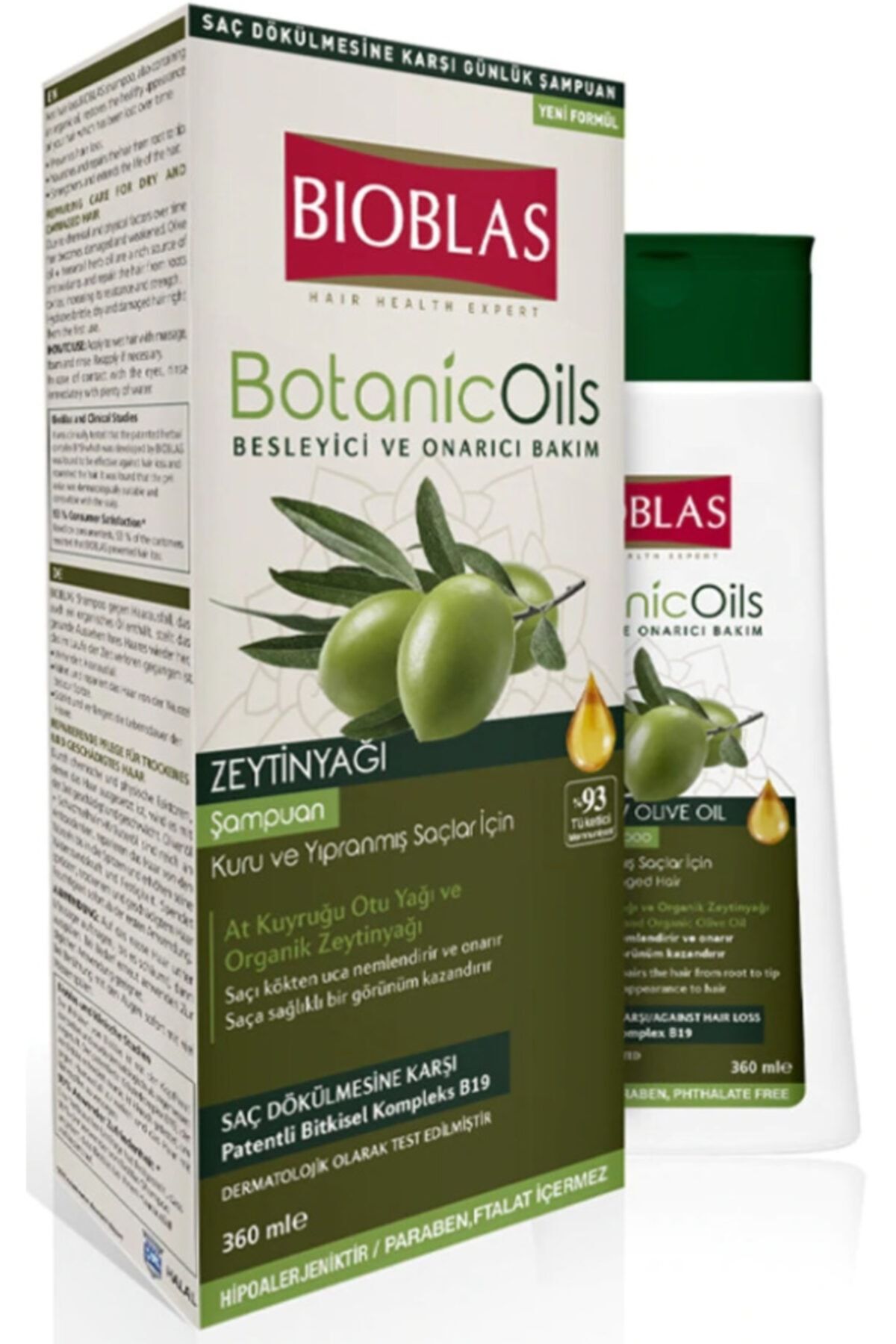 Bioblas Botanic Oils Kuru Ve Yıpranmış Saçlar Için Şampuan 360 Ml