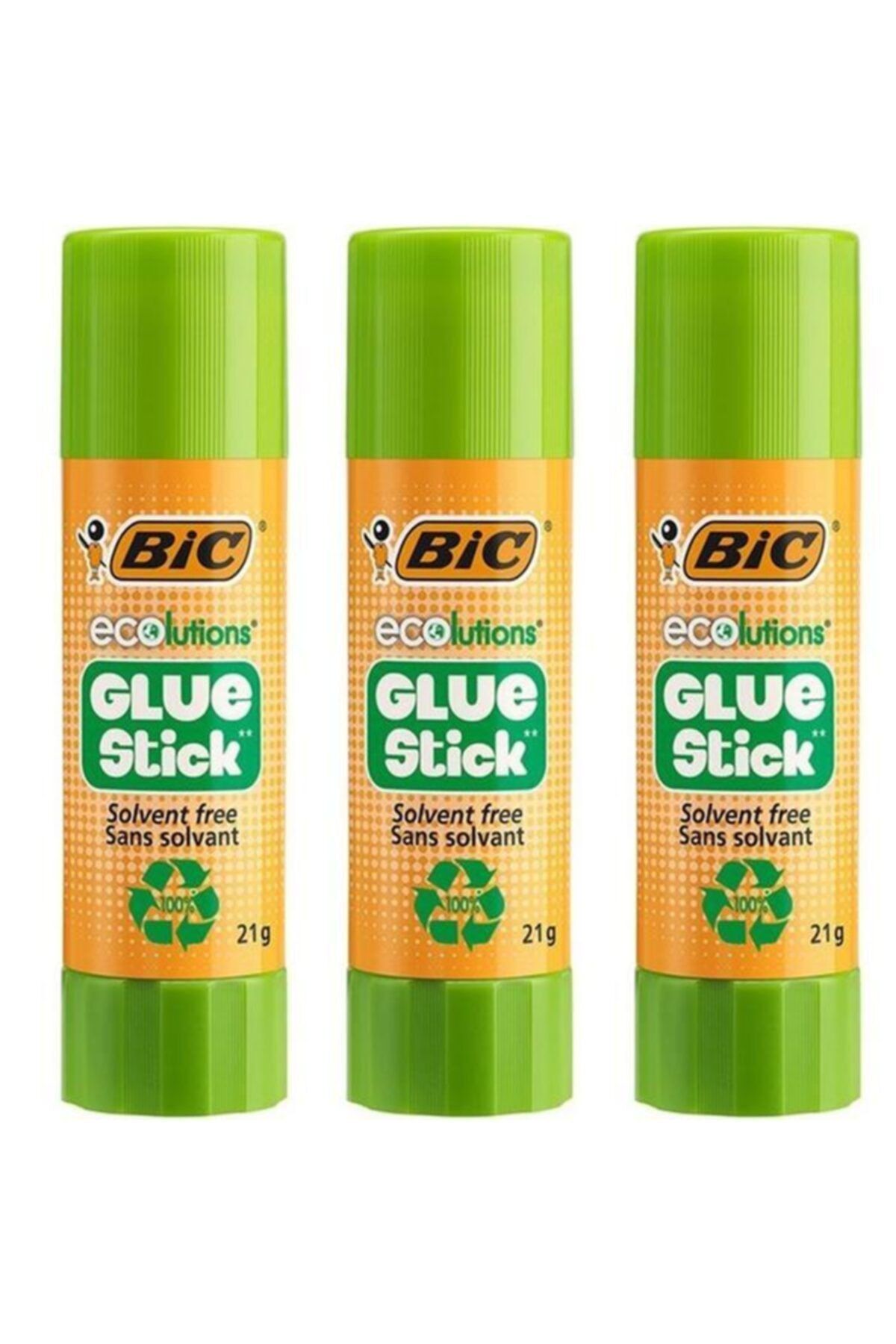 Bic Eco Glue Stick 21 Gr 3lü Set
