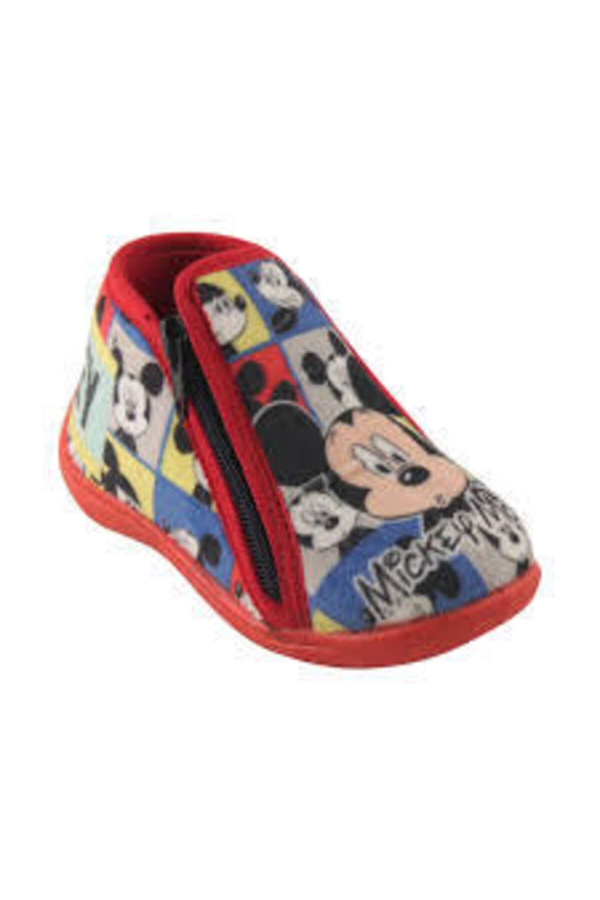 Mickey Mouse Lisanslı Desenli Erkek Çocuk Ev Ve Kreş Ayakkabısı