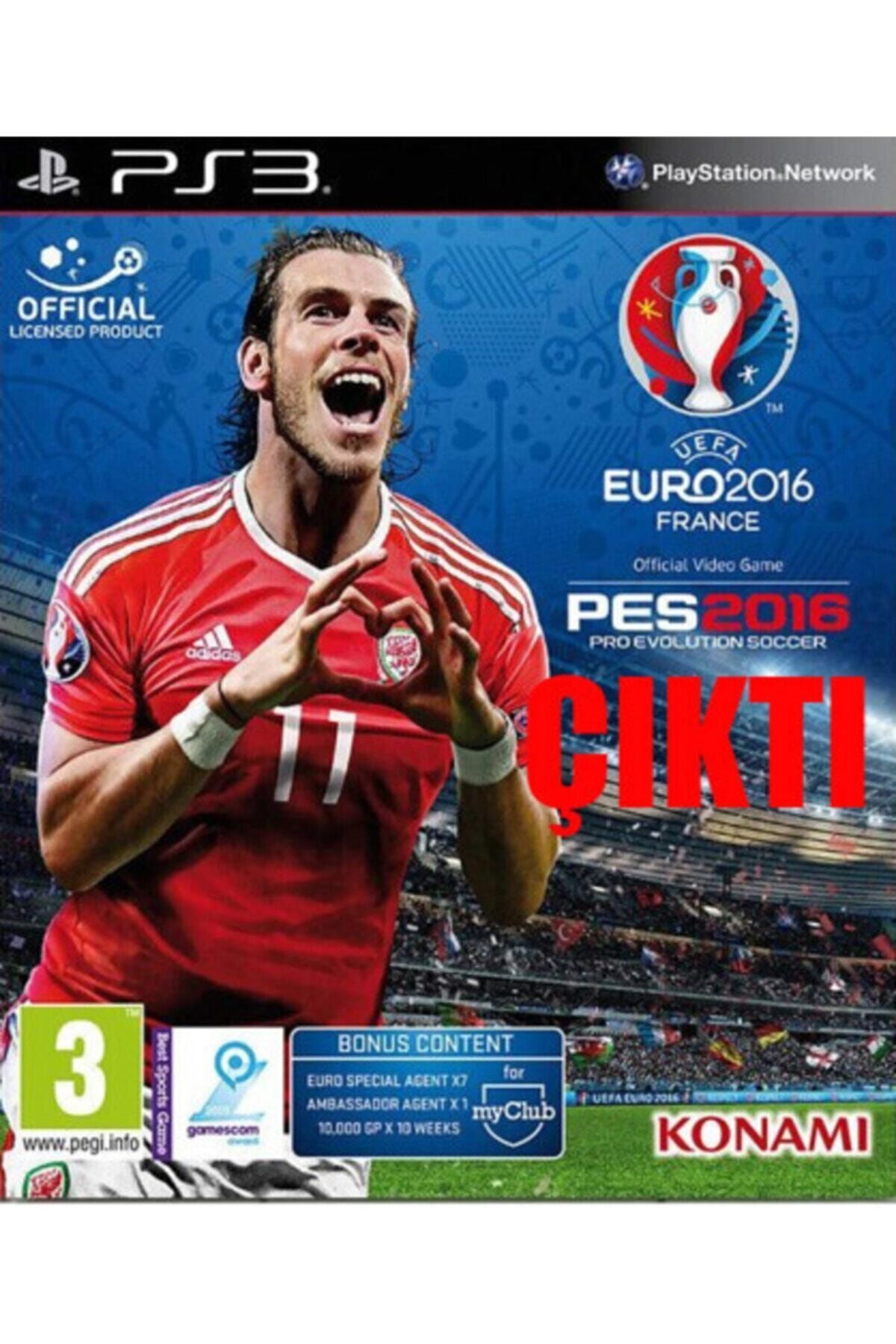 Electronic Arts Ps3 Pes 2016 (EURO 2016) (TÜRKÇE MENÜ) -orjinal Oyun-sıfır Jelatin