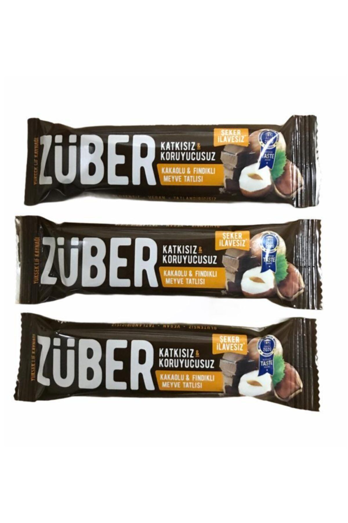 Züber Fındık Ve Kakaolu Meyve Tatlısı - 40 Gr X3