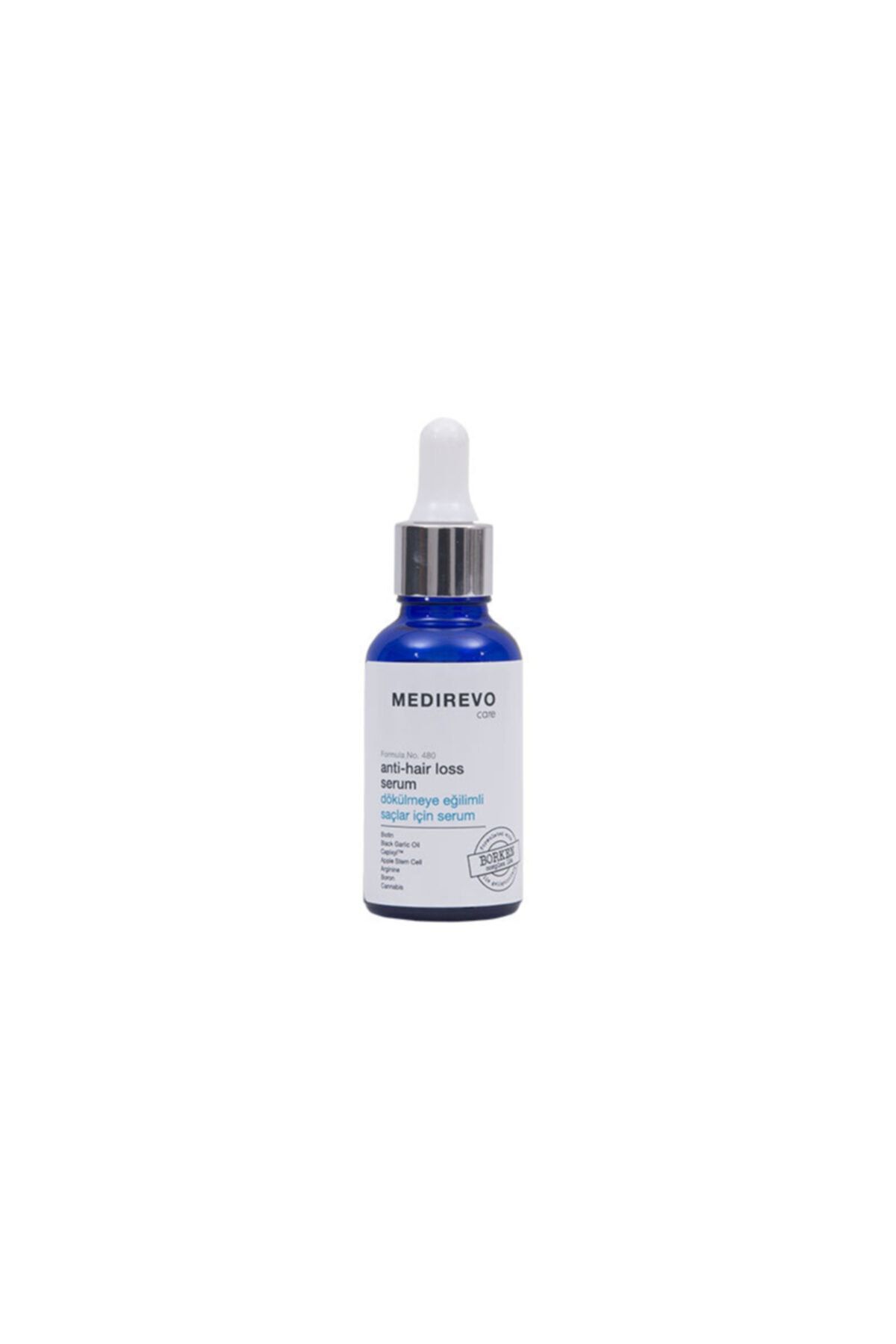 Medirevo Dökülmeye Eğilimli Saçlar Serum W Biotin, Sarımsak, Borken Complex 124- 30 Ml 8682466434210