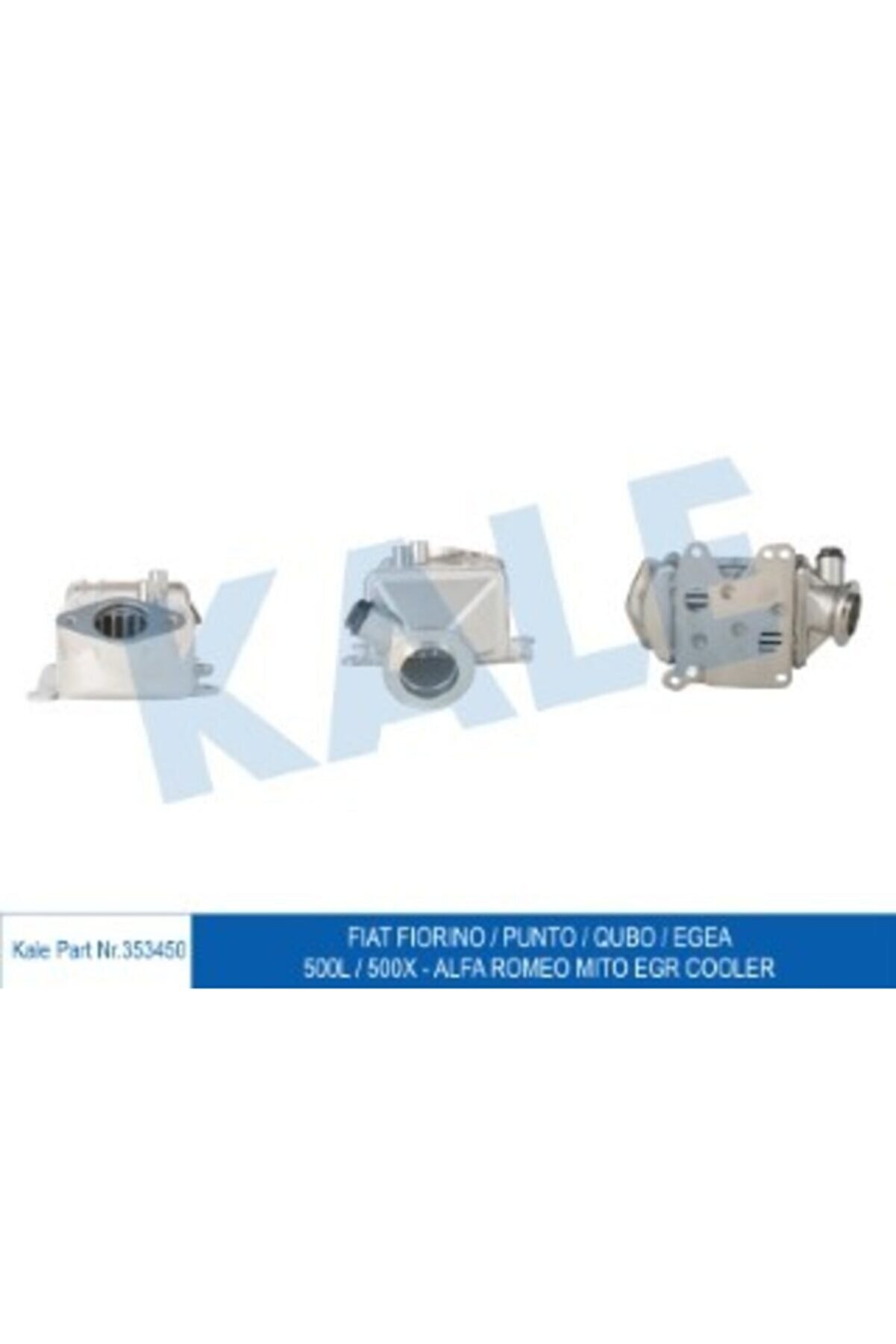 Egr Soğutucu Fıat Fıorıno / Punto / Qubo / Egea / 500l / 500x - Alfa Romeo Mıto Egr Soğutucu