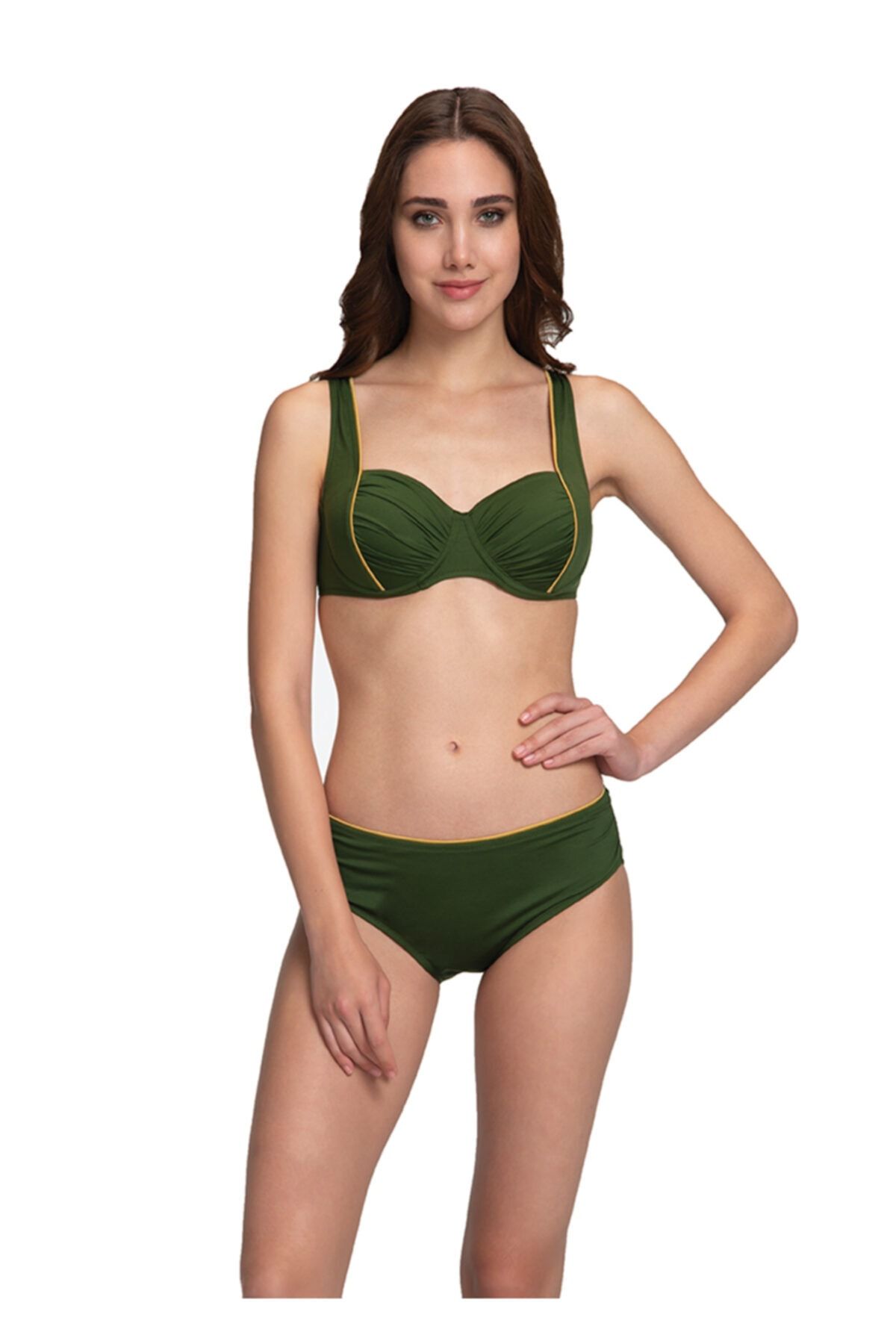 Dagi Kadın Yeşil Nefti Kaplı Toparlayıcı Bikini Takımı