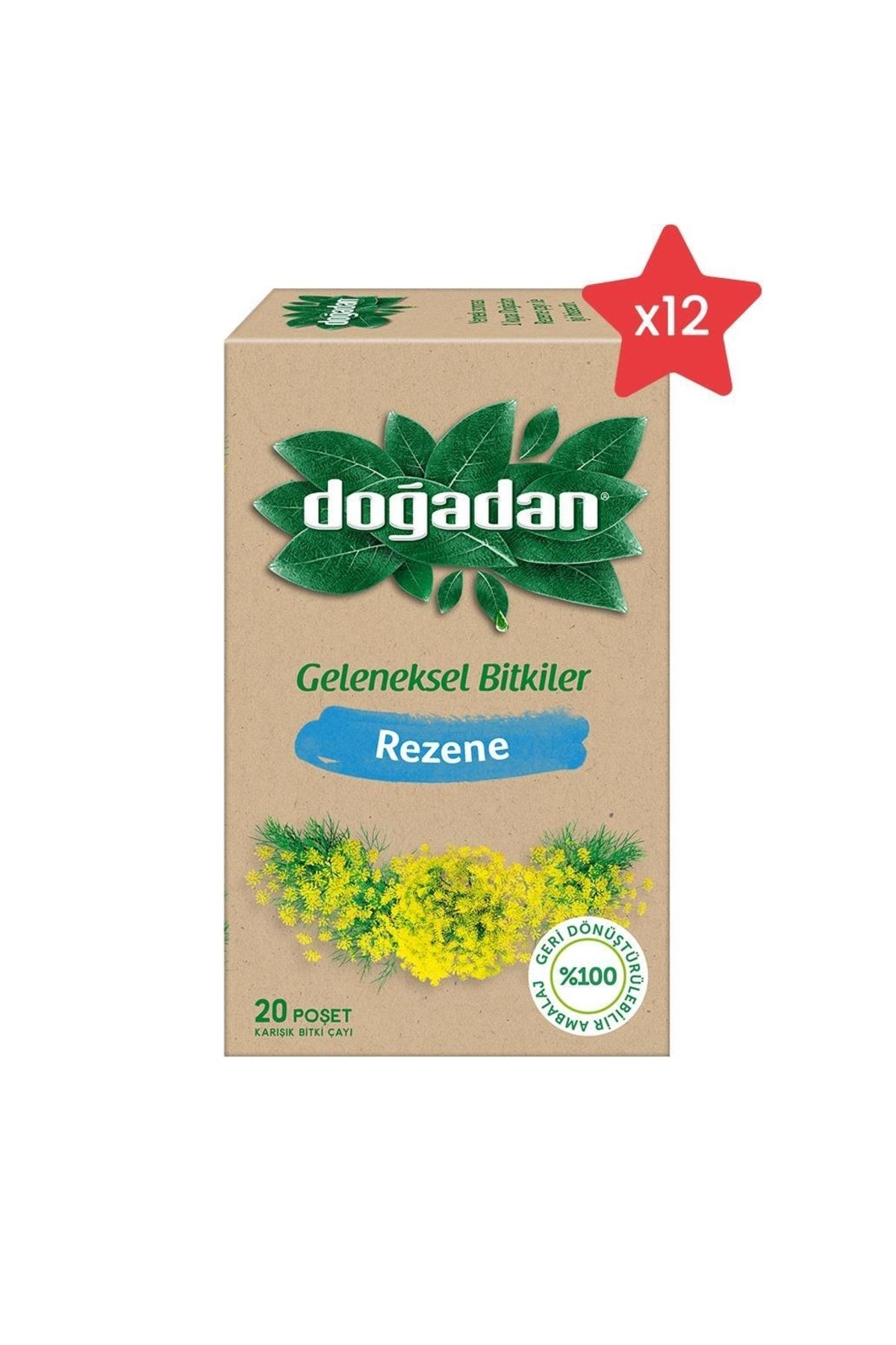 Doğadan Rezene Bitki Çayı X 12