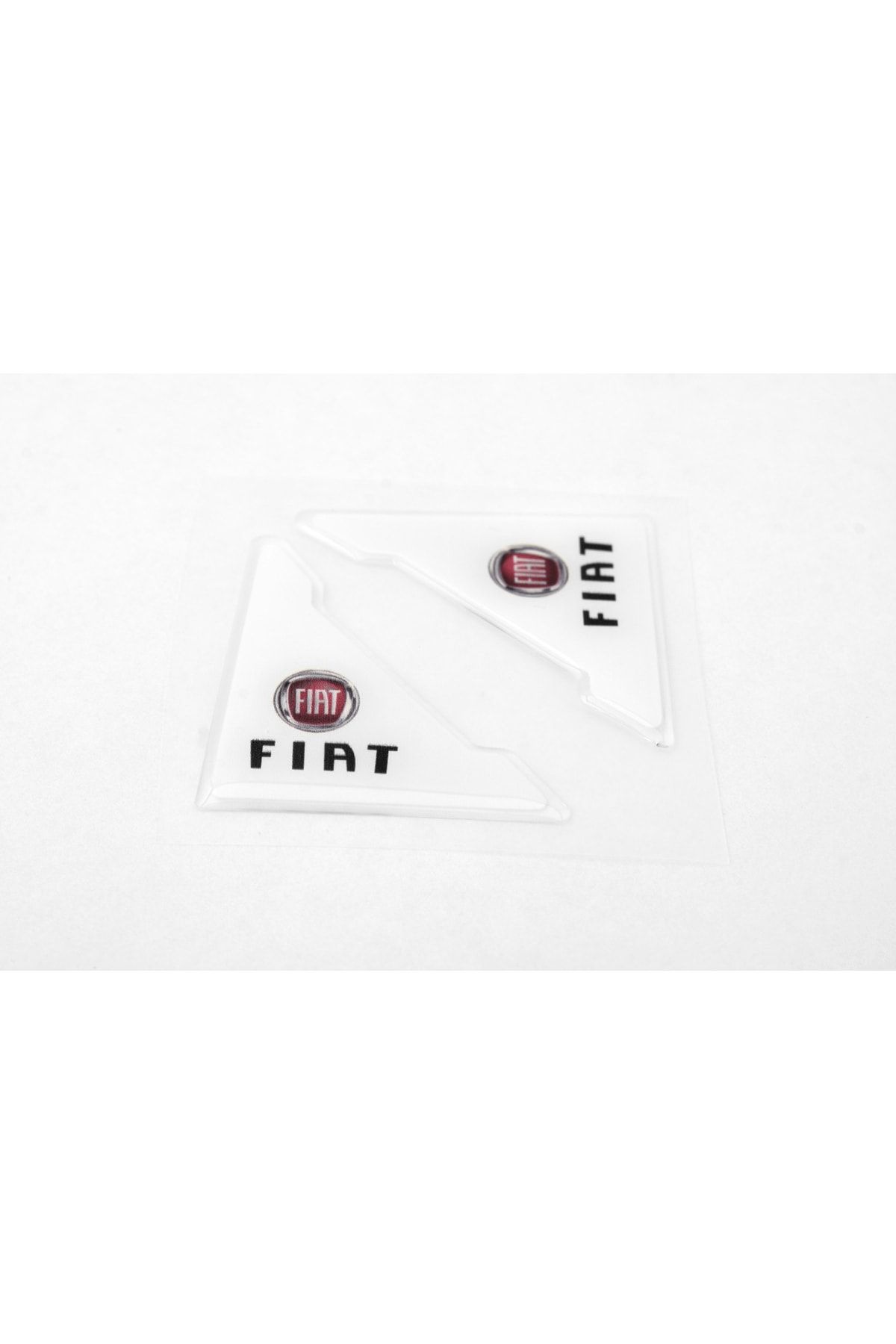 Flow Fiat Özel Logolu Otomobil Kapı Çizik Darbe Koruma Silikon Beyaz