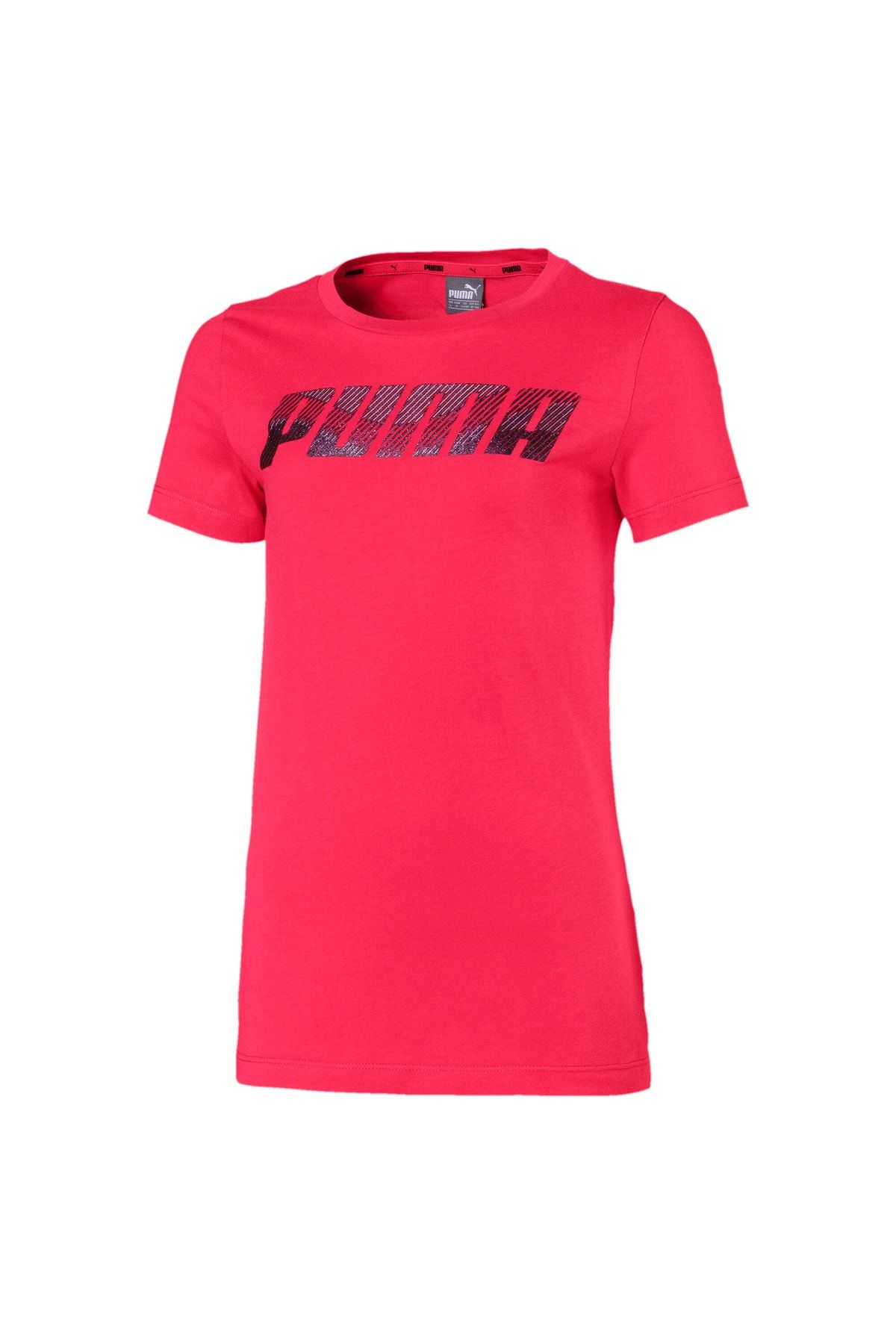Puma Alpha Logo Kısa Kollu Kız Çocuk T-shirt