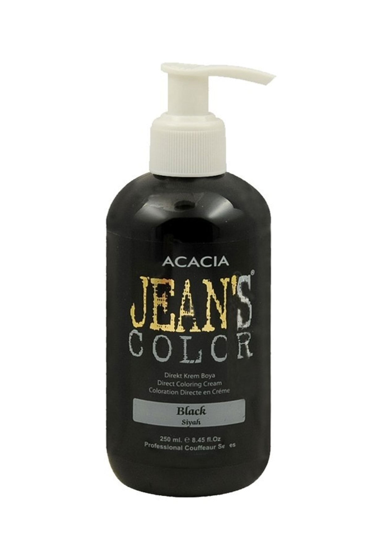 jeans color Jean's Color Siyah 250ml Black Amonyaksız Balyaj Renkli Saç Boyası
