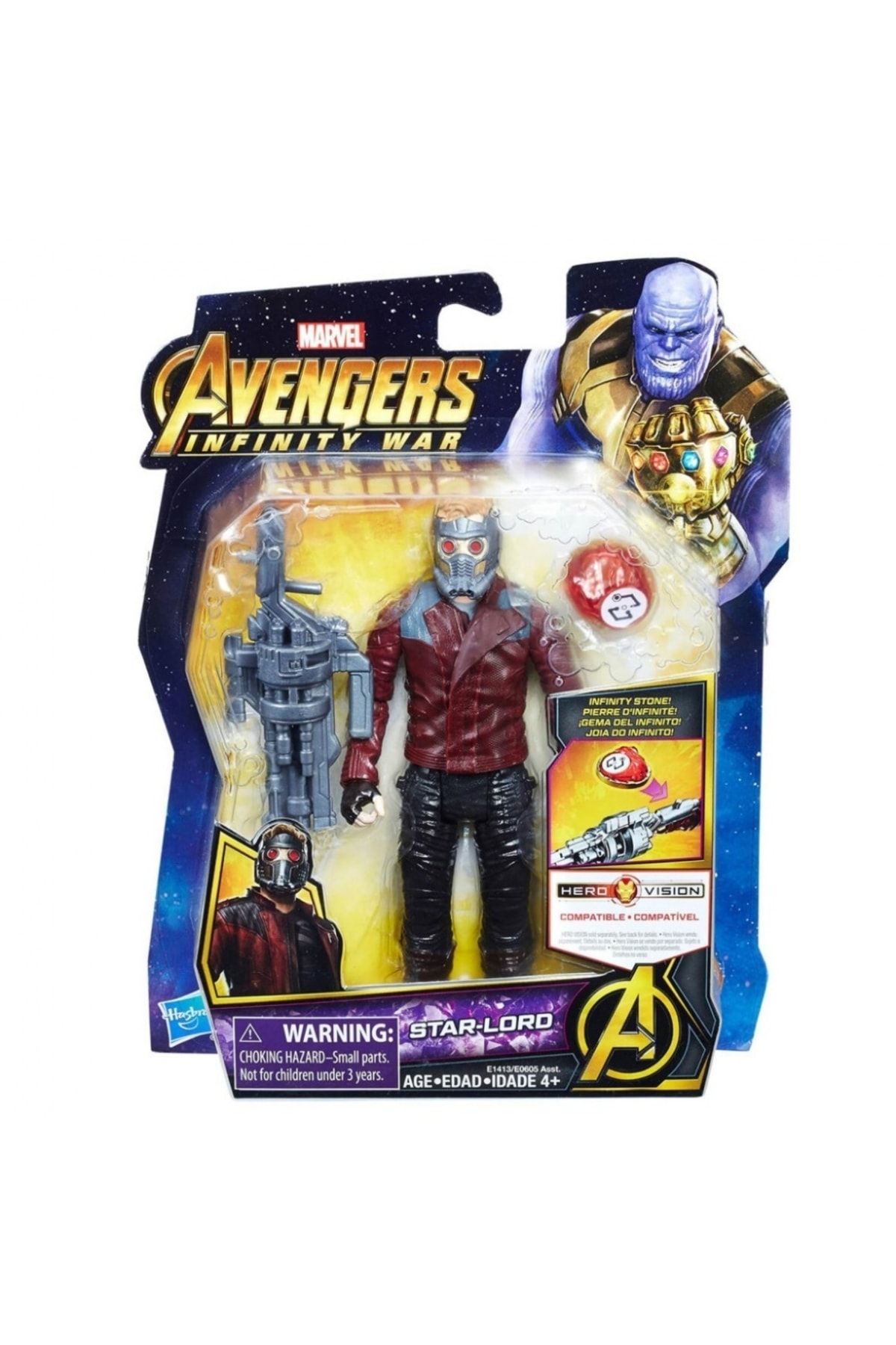 Hasbro Kırmızı Avengers Infinity War Starlord Figür E0605-e1413