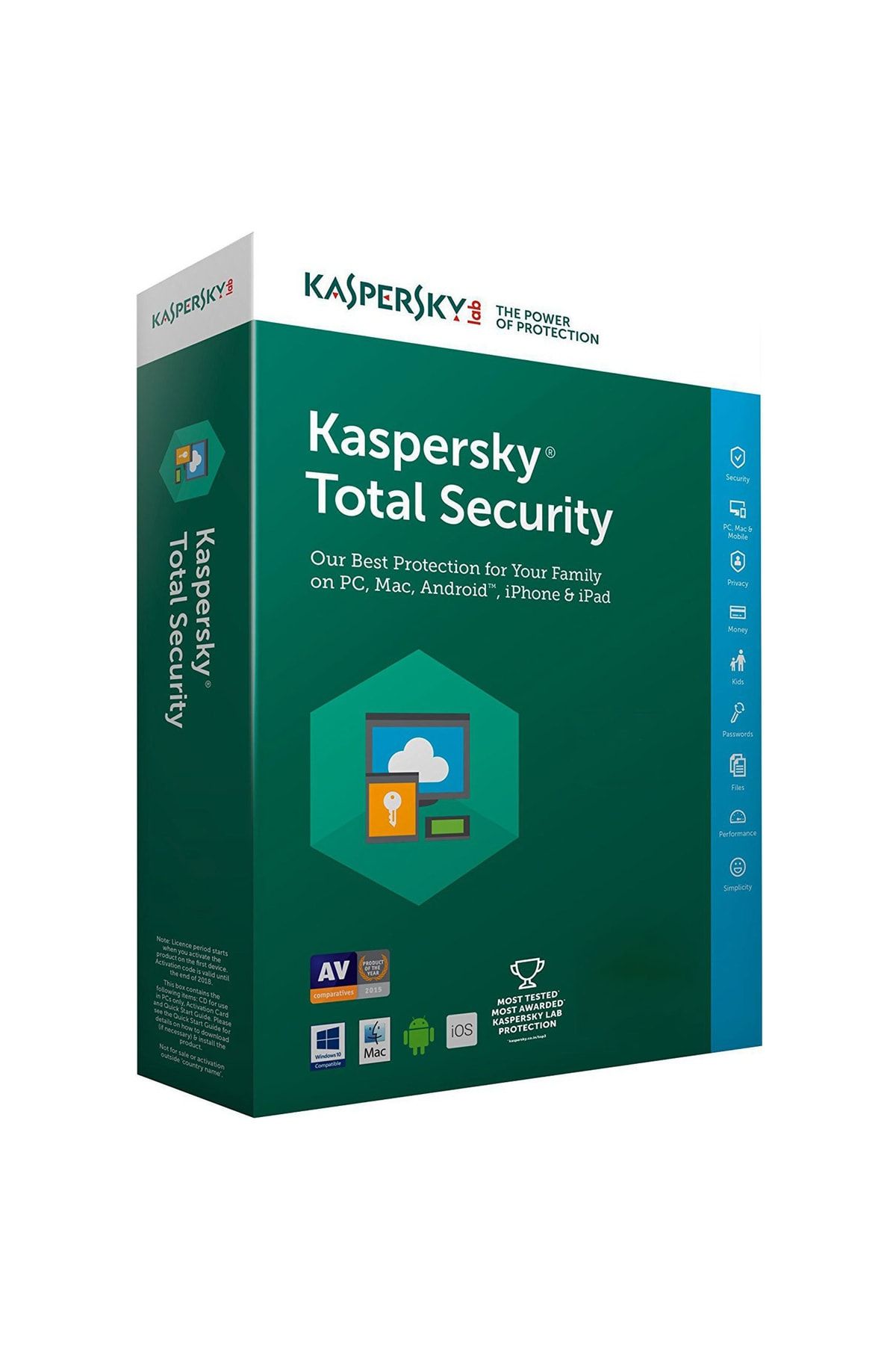 Kaspersky Total Security 2022 Lisans Anahtarı | 3 Cihaz & 1 Yıl