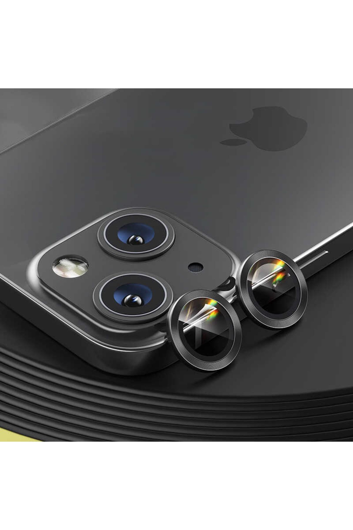 Vip Case Iphone 13 Mercek Lens Koruyucu Koyu Gri