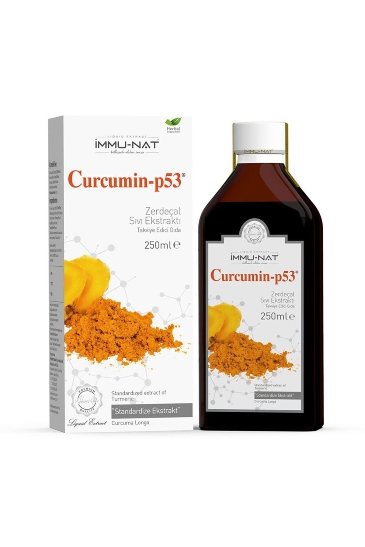 İmmu-Nat Curcumin P53 Zerdeçal Sıvı Ekstraktı 250 ml