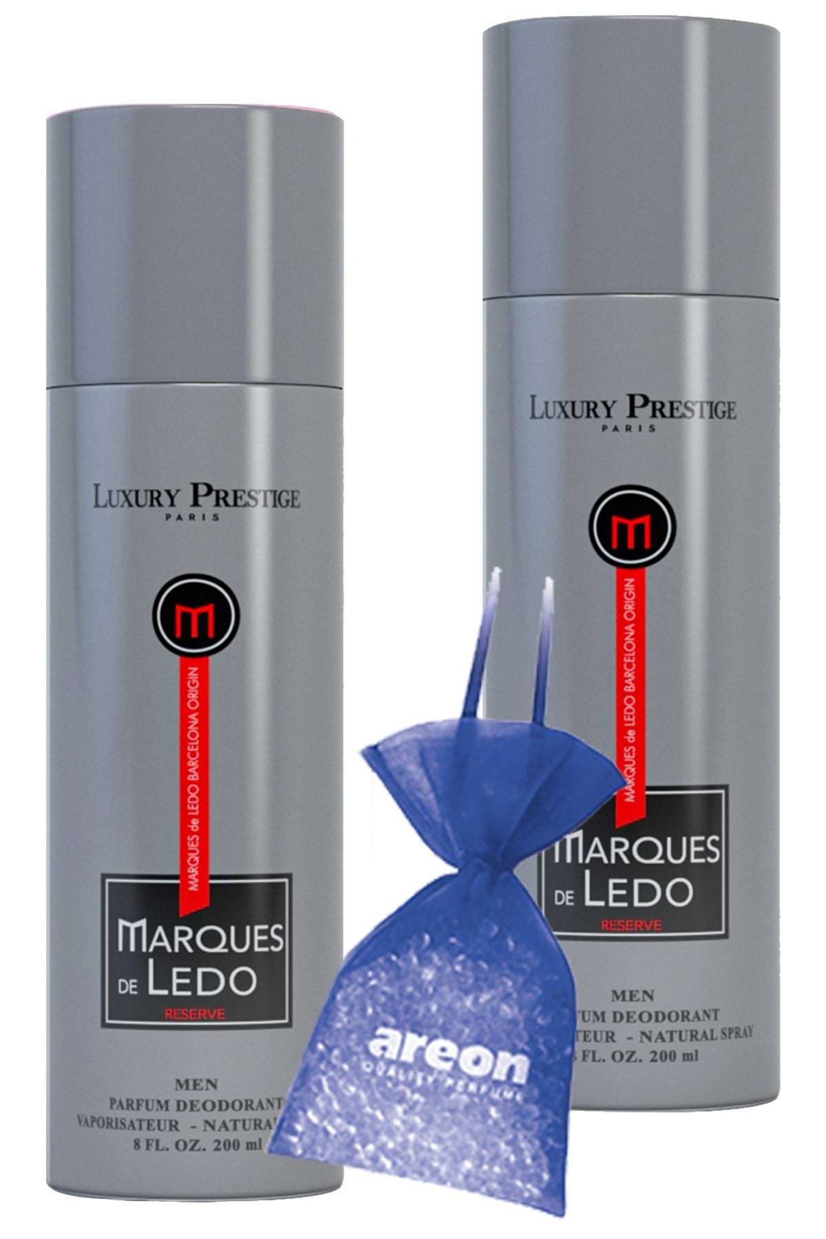 Luxury Prestige Luxury Prestıge Men Marques De Led Deo 200ml 2 li Invıctus Kokusu  Nature Gardrop Kokusu Hediye