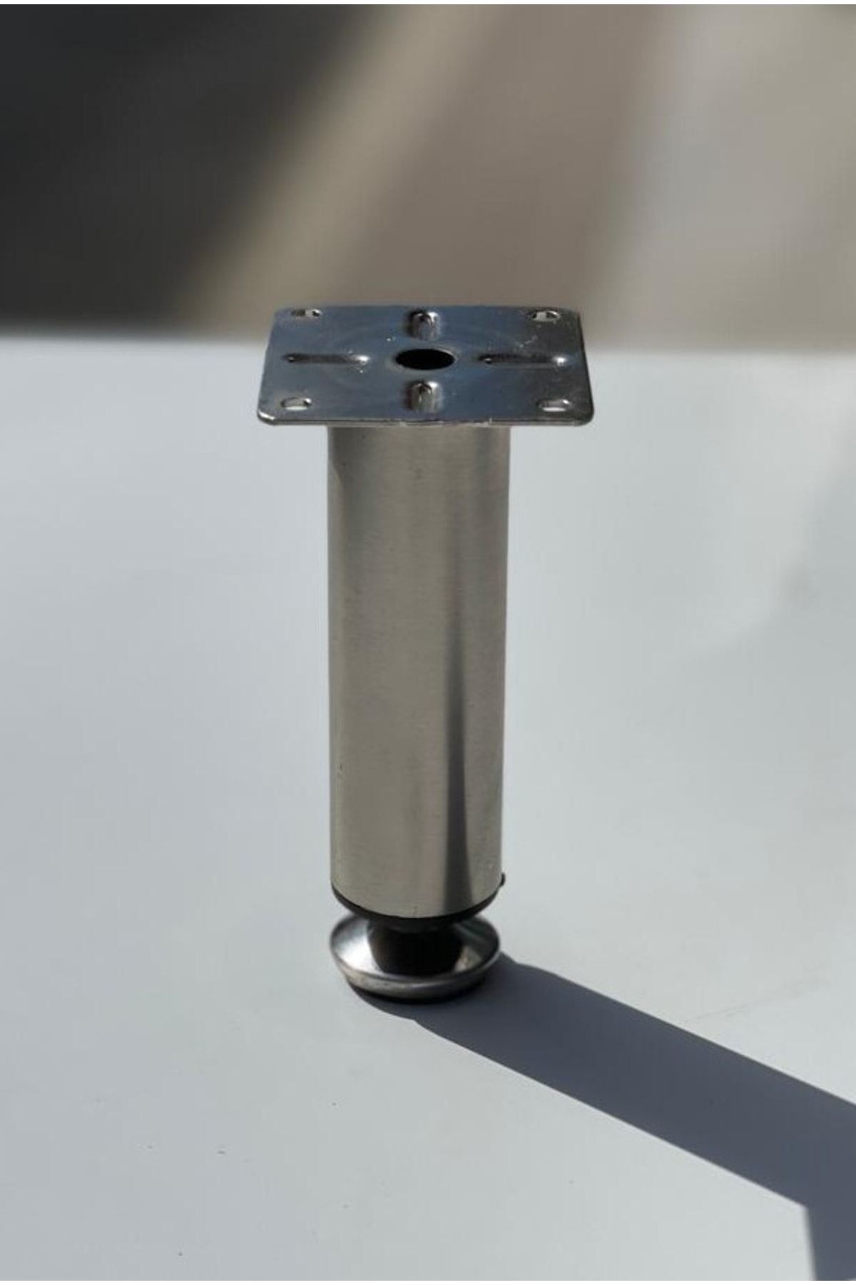 ARON Çap Ø32 Metal Inox Ayarlanabilir Oynar Pingolu Ayak Mobilya Banyo Mutfak Komidin Konsol Ayağı 6cm