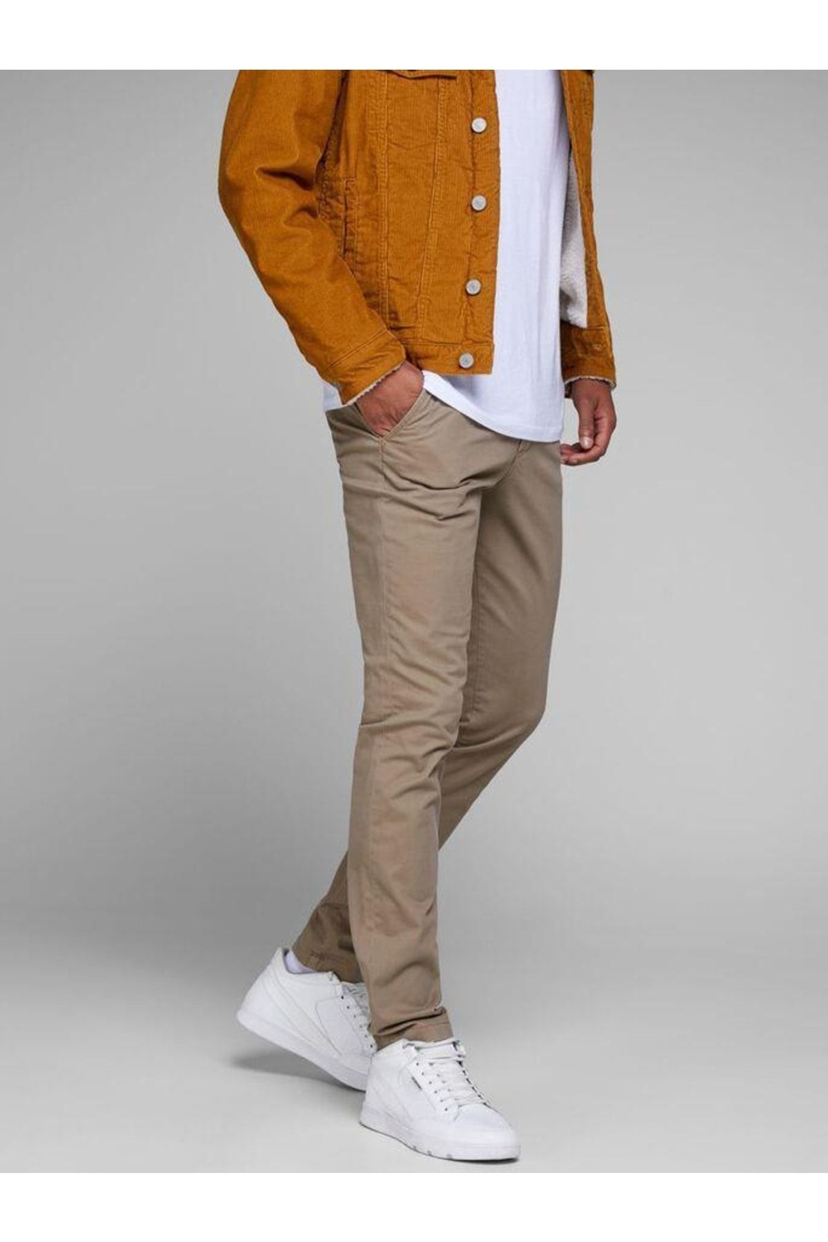 Jack & Jones Jpstmarco Jjbowıe Sa Beıge Noos 12150160