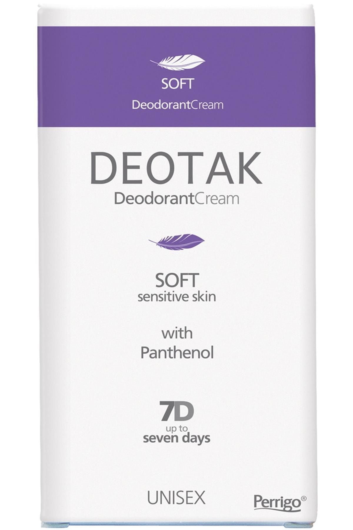 Deotak Unisex Krem Deodorant Soft 35 ml