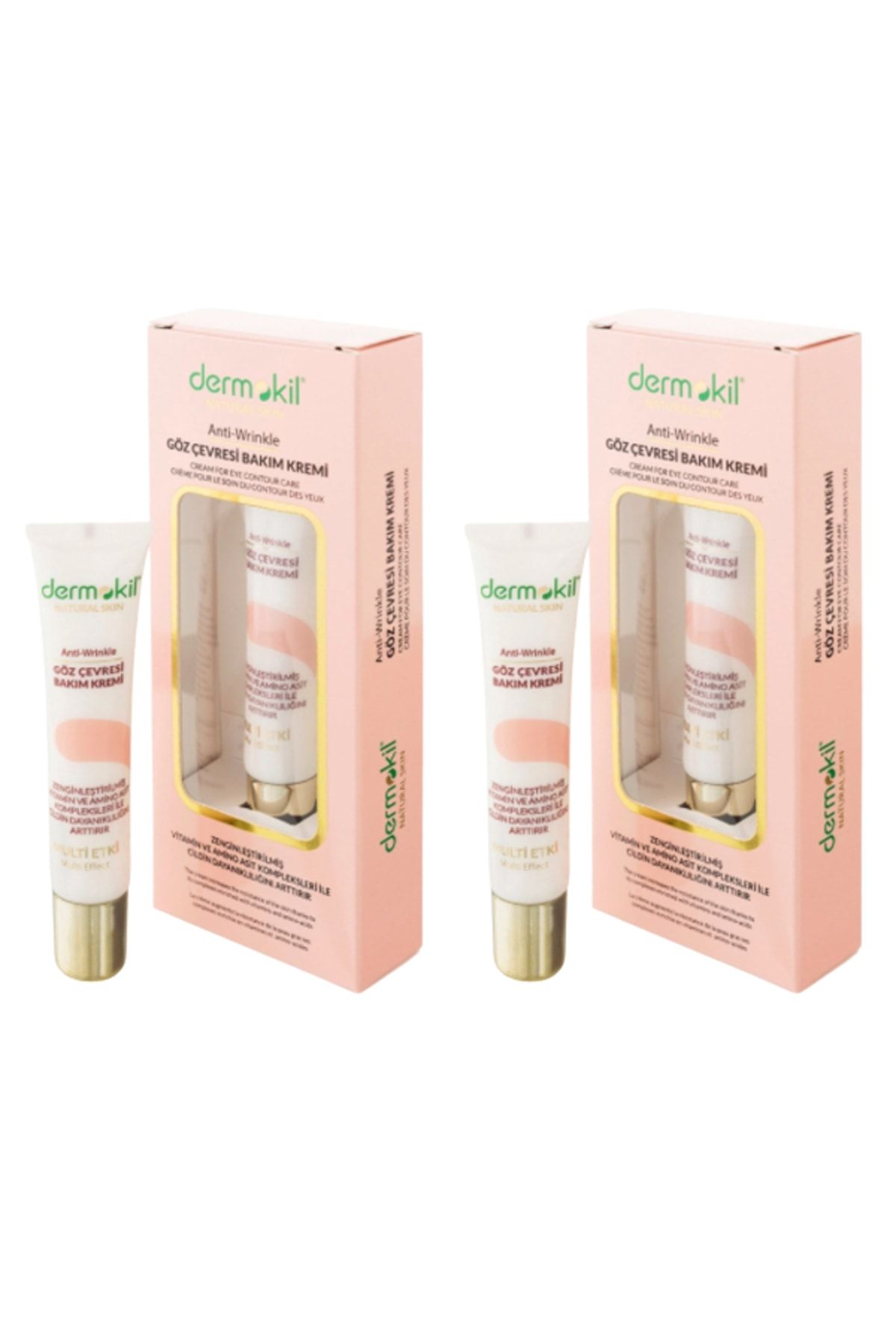 Dermokil Göz Çevresi Bakım Kremi 15 Ml 2'li Set