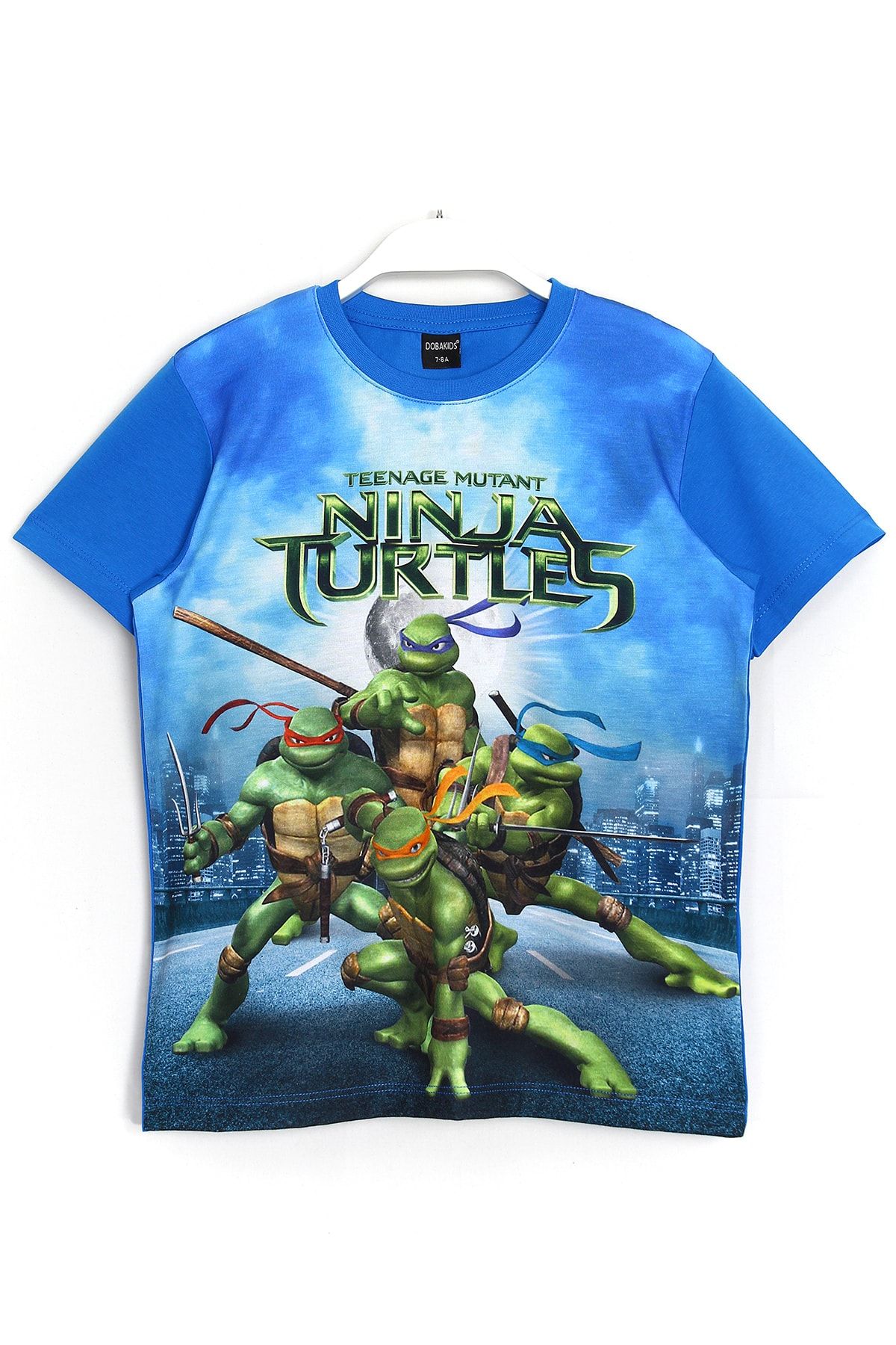 DobaKids Erkek Çocuk Ninja Turtles Ninja Kaplumbağalar 3d Baskılı T-shirt