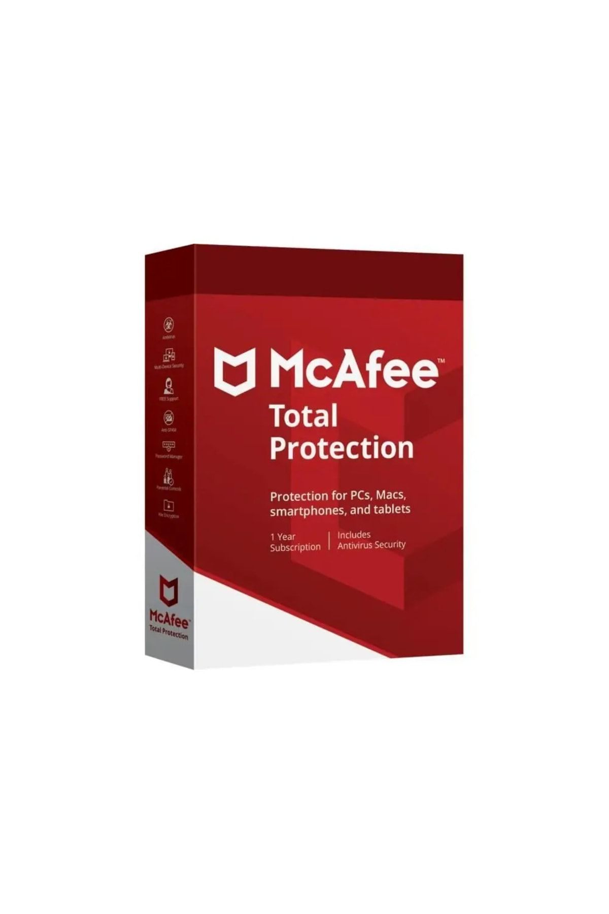 McAFEE Total Protection Antivirüs 2022 Lisans Anahtarı | 1 Cihaz & 2 Yıl